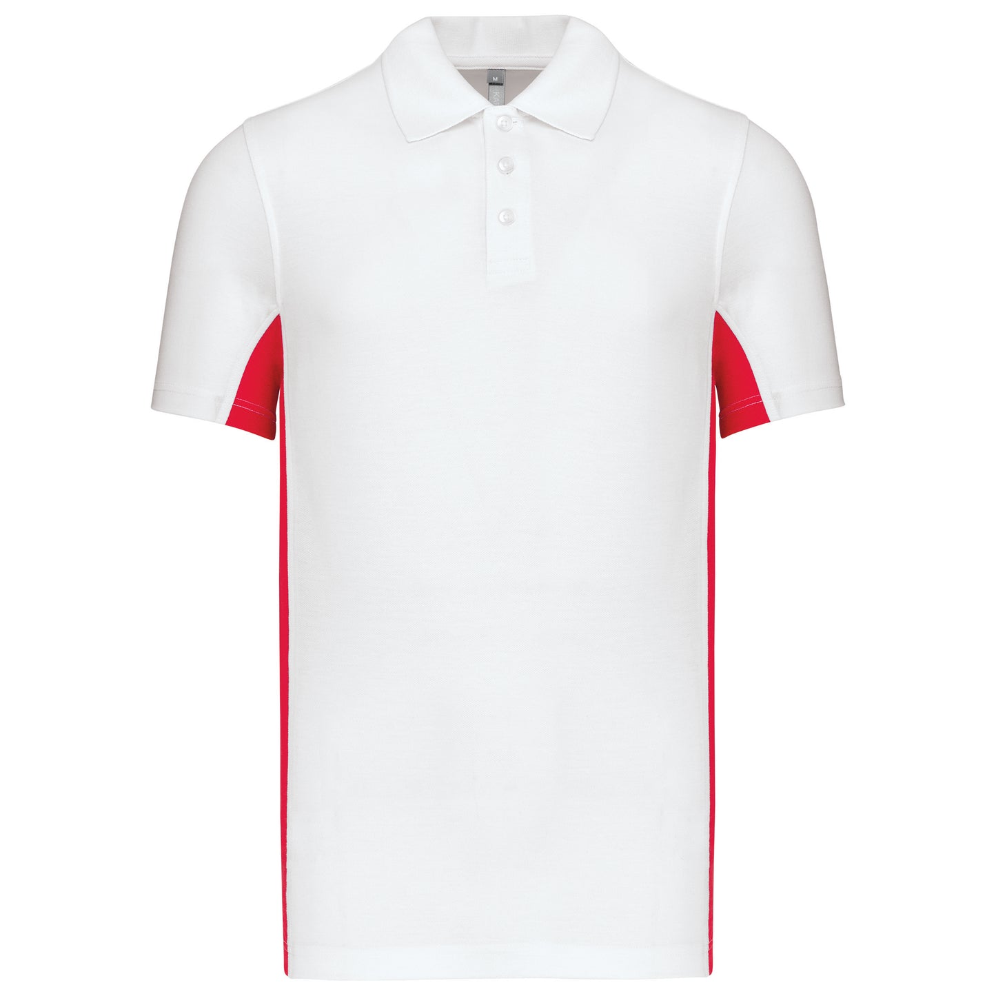 K232 - Polo piqué uomo bicolore maniche corte