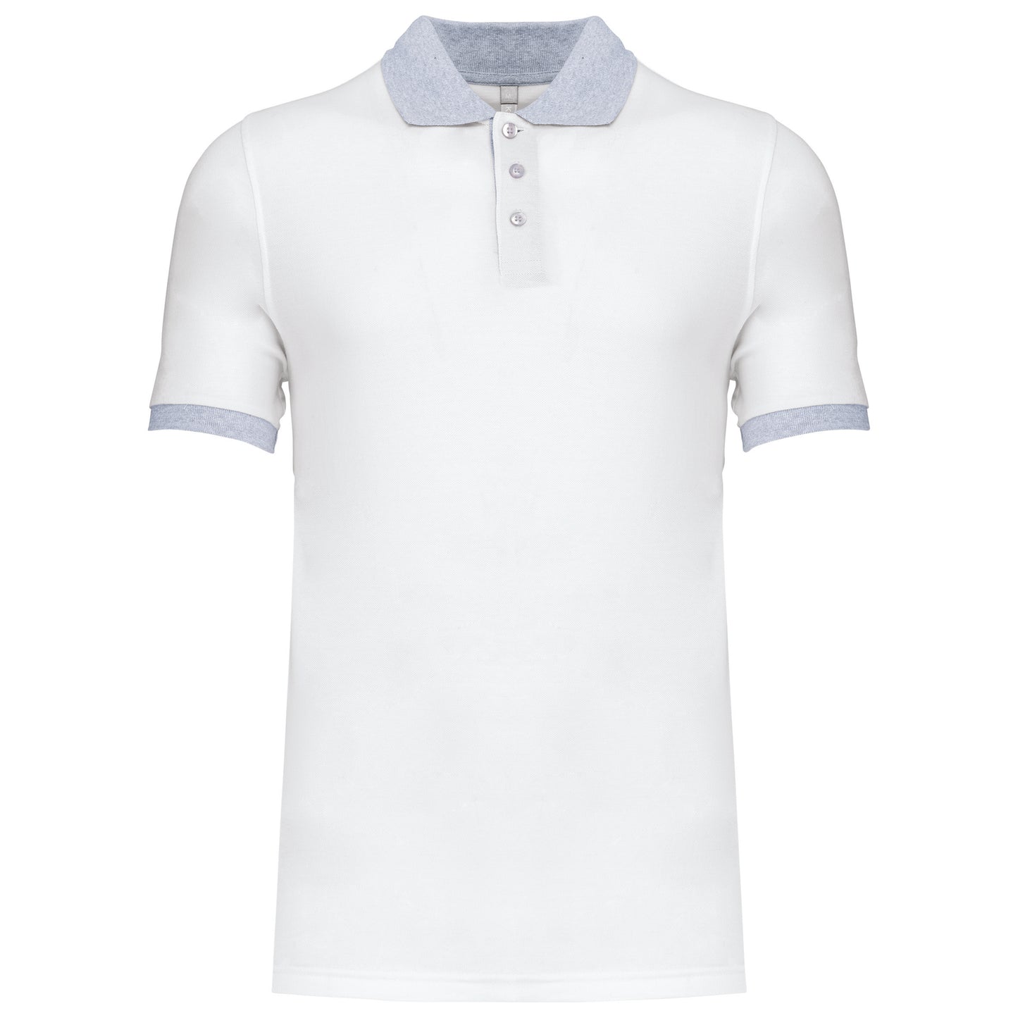 K258 - Polo piqué uomo bicolore