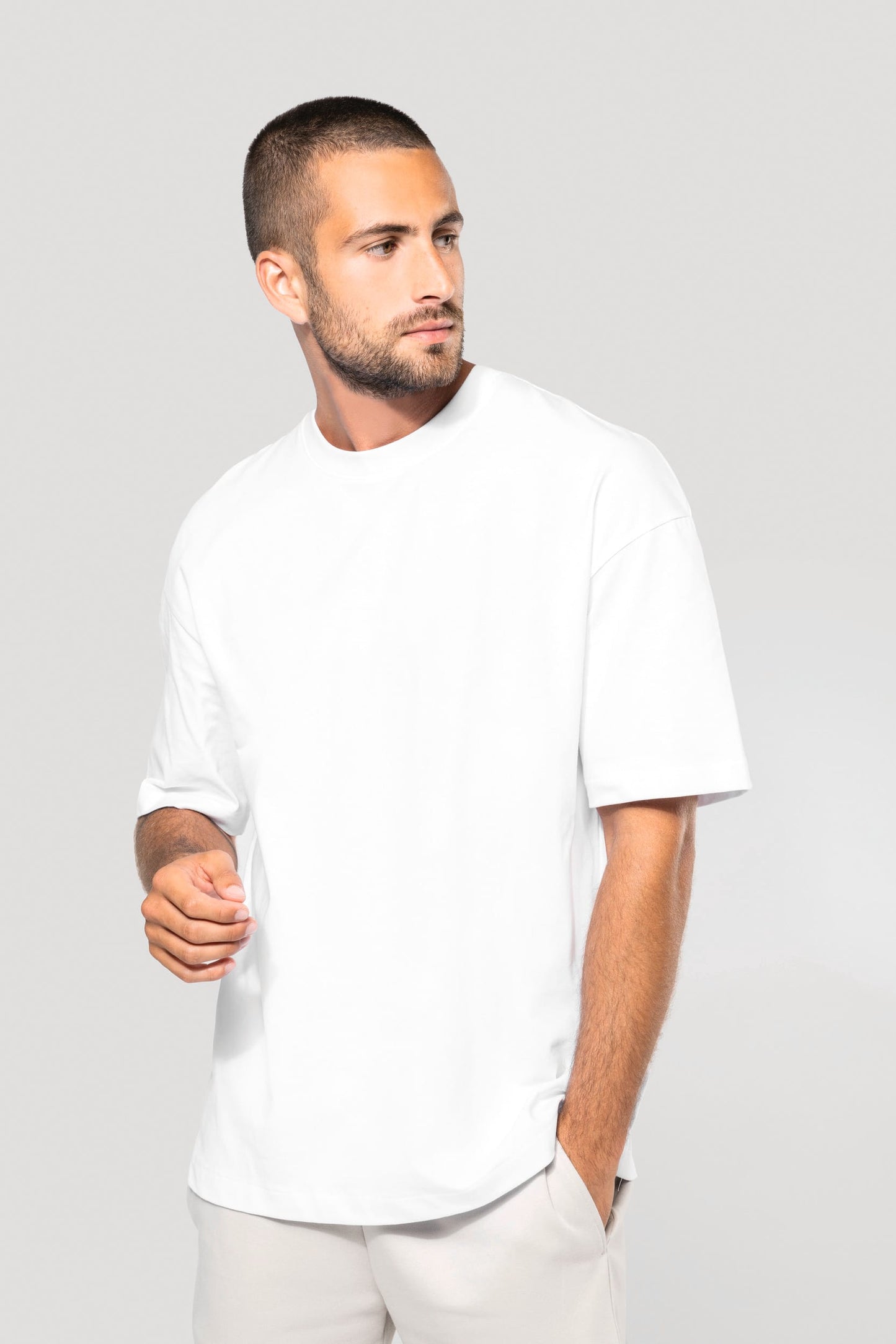 K3008 - T-shirt unisex oversize maniche corte