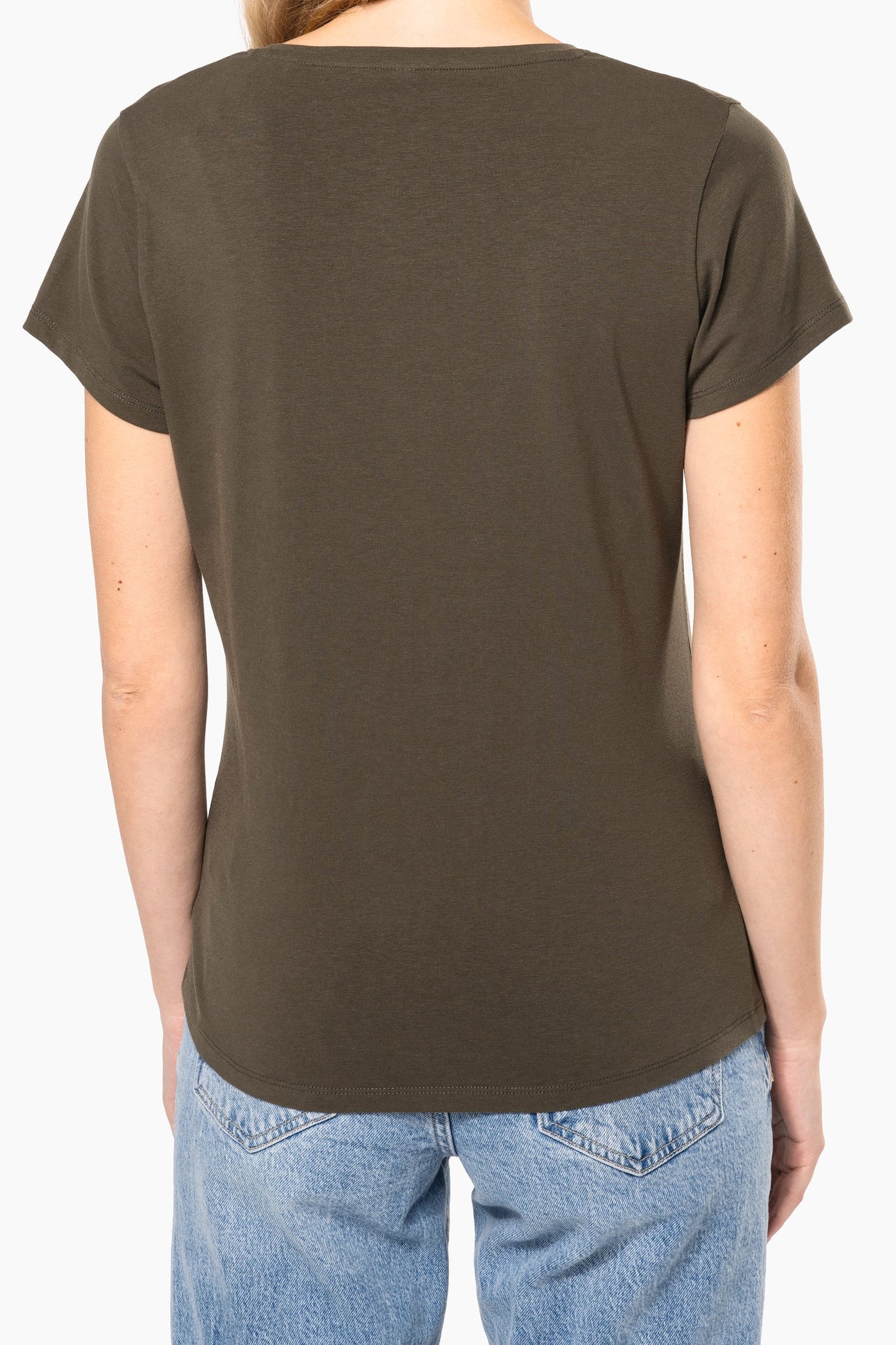 K3013 - T-shirt donna maniche corte girocollo<br/>