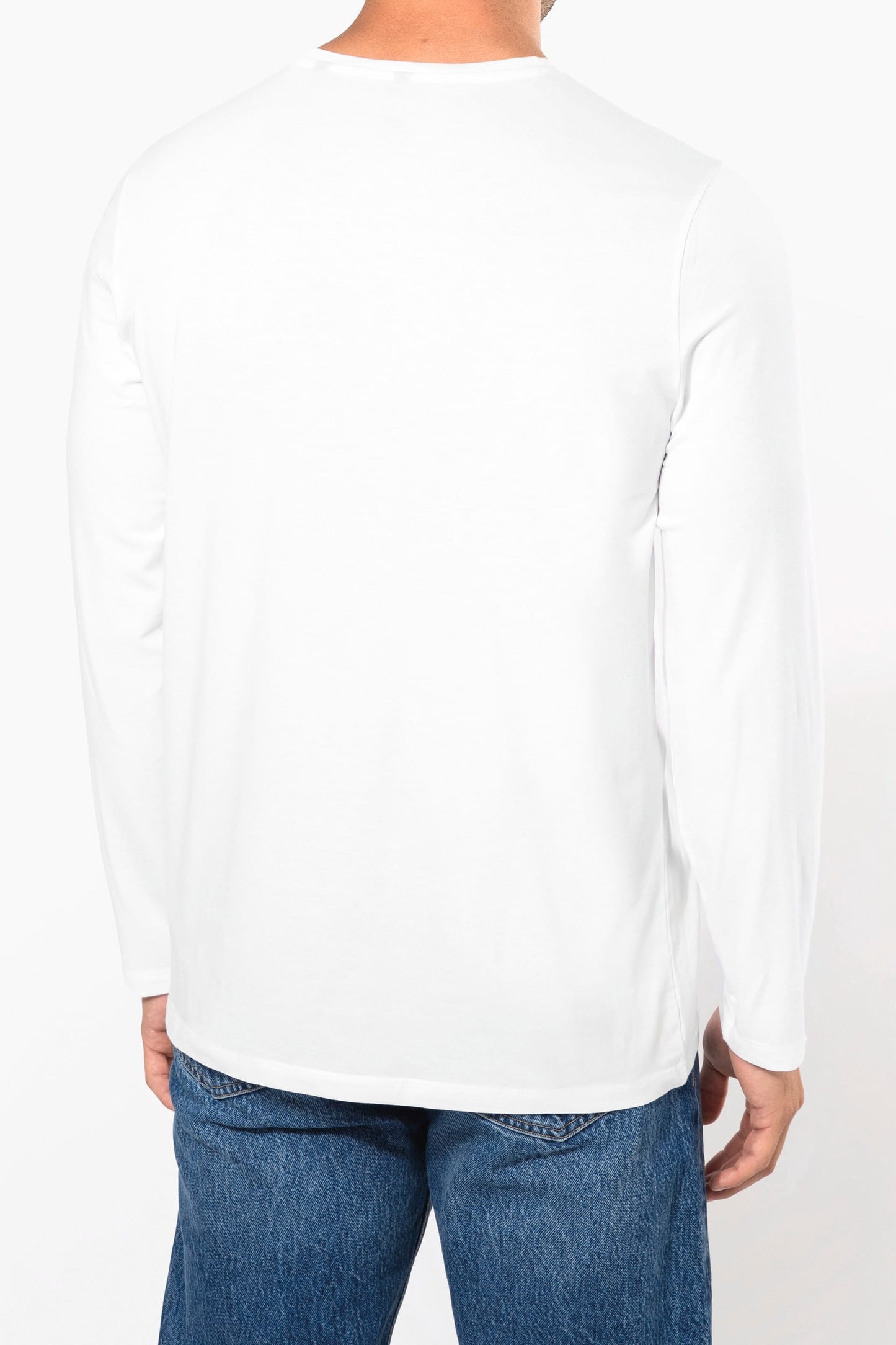 K3016C - T-shirt maniche lunghe girocollo<br/>