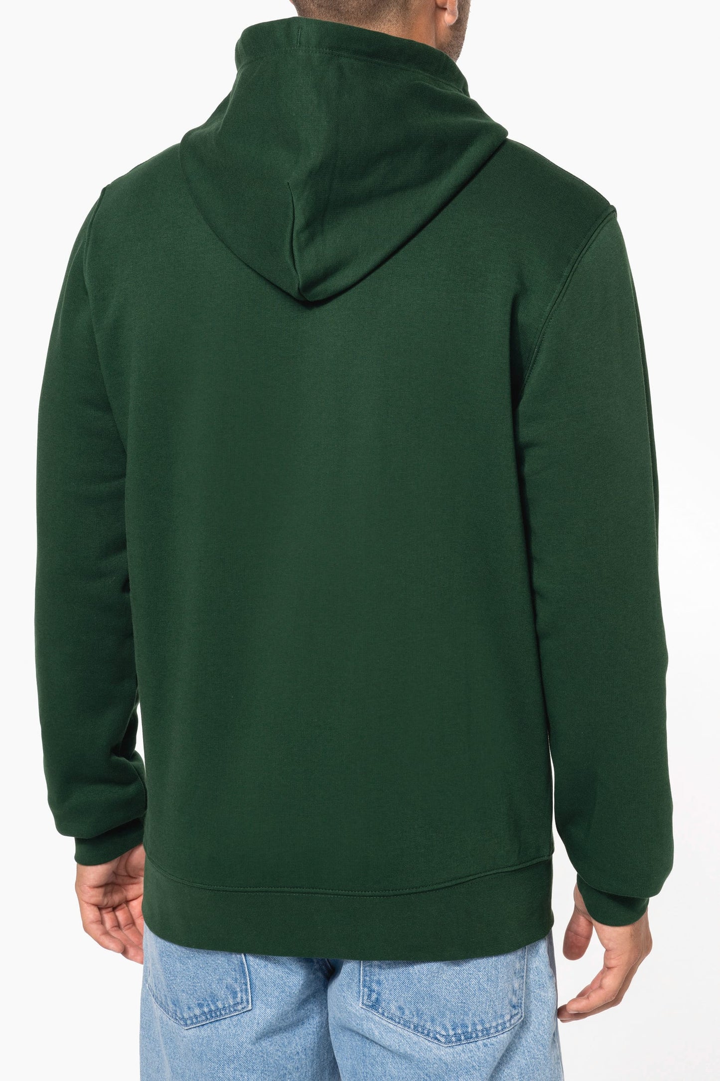 K4027 - Felpa ecosostenibile uomo con cappuccio