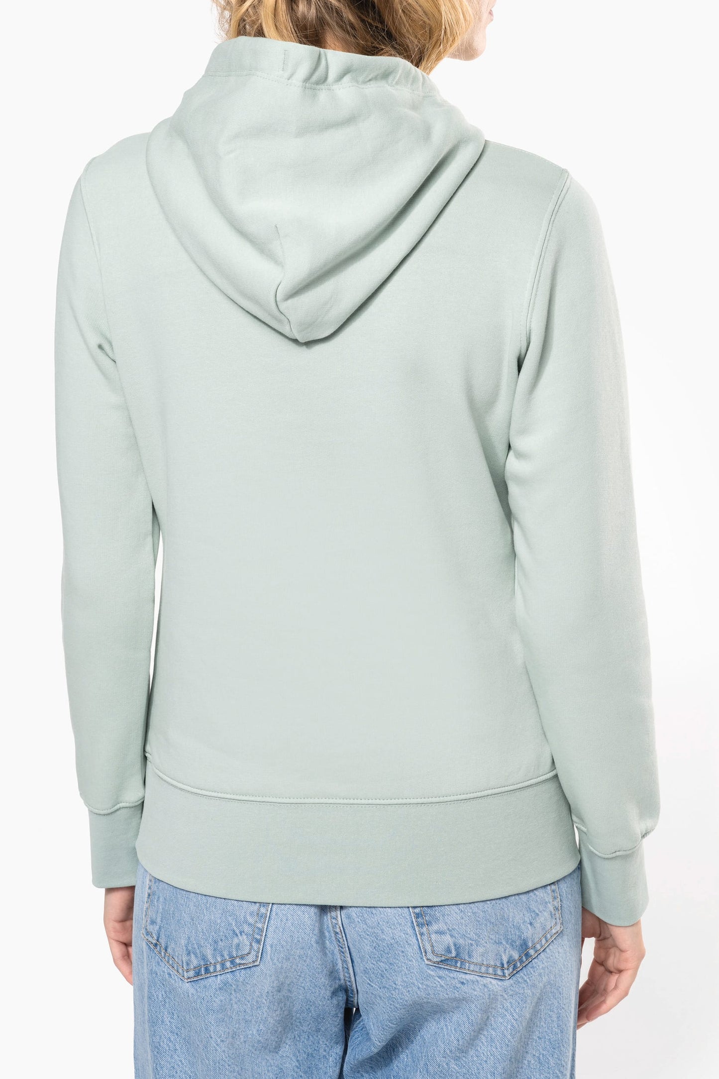 K4028 - Felpa eco-sostenibile donna con cappuccio