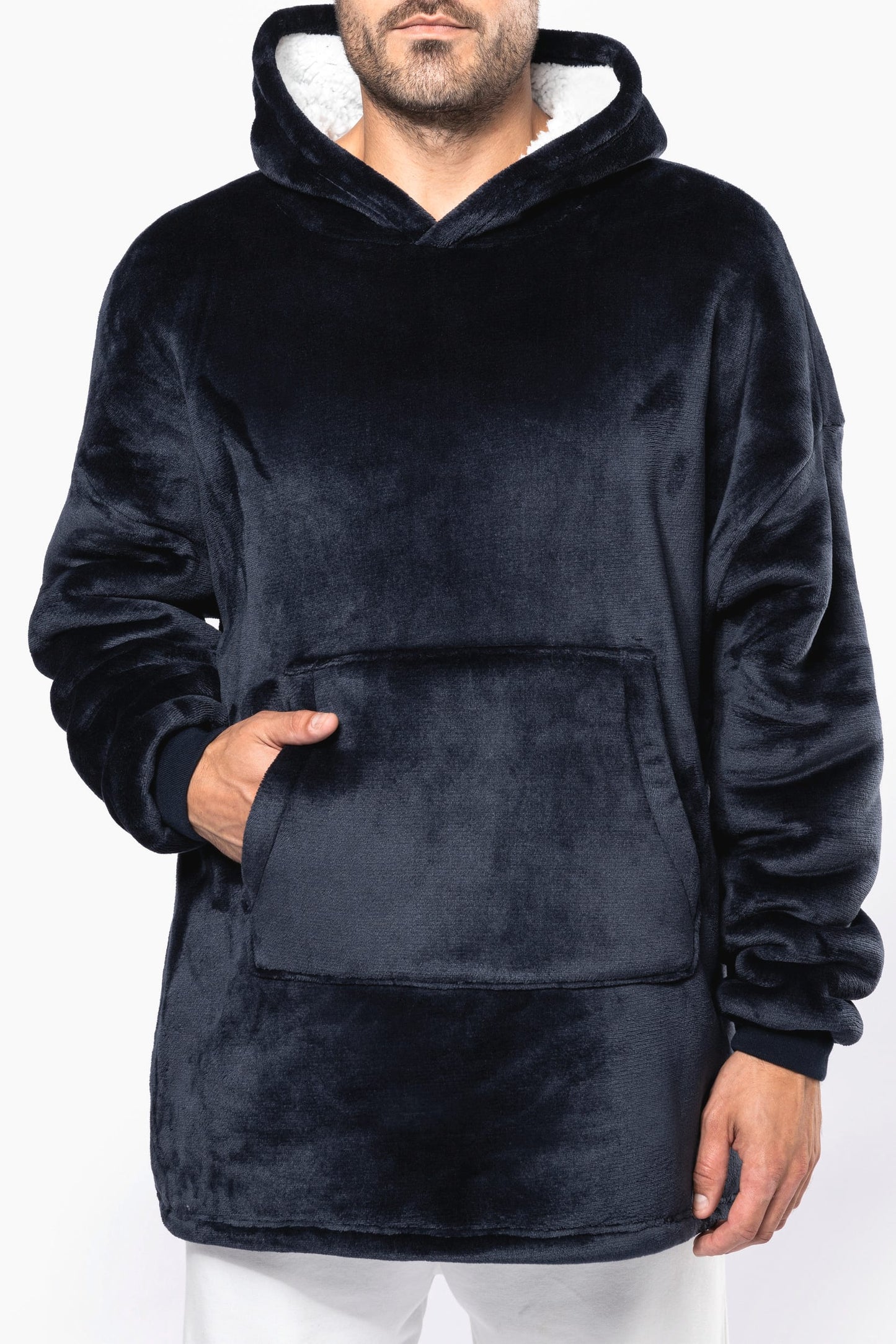 K410 - Plaid poncho