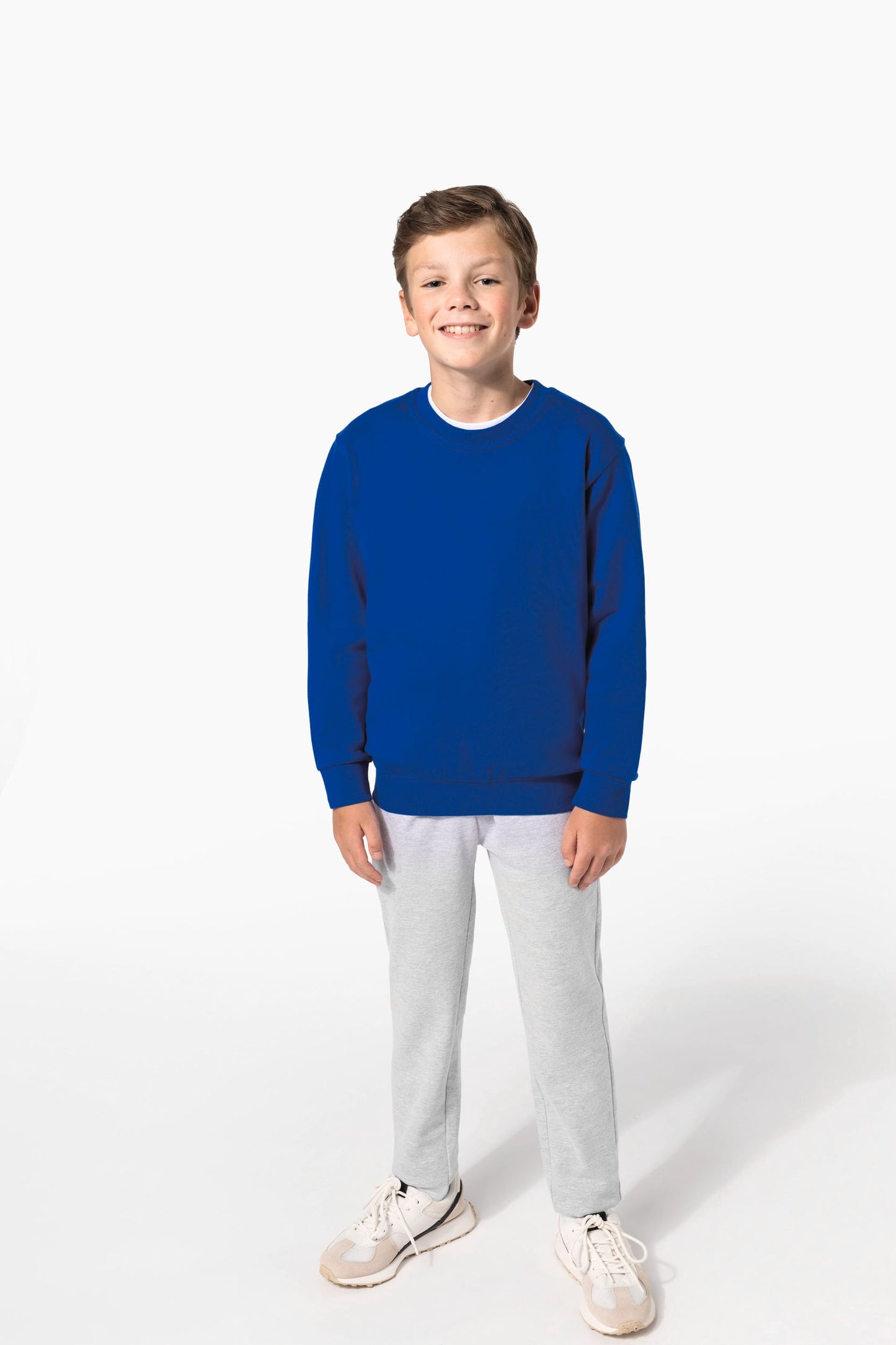 K475C - Felpa bambino girocollo