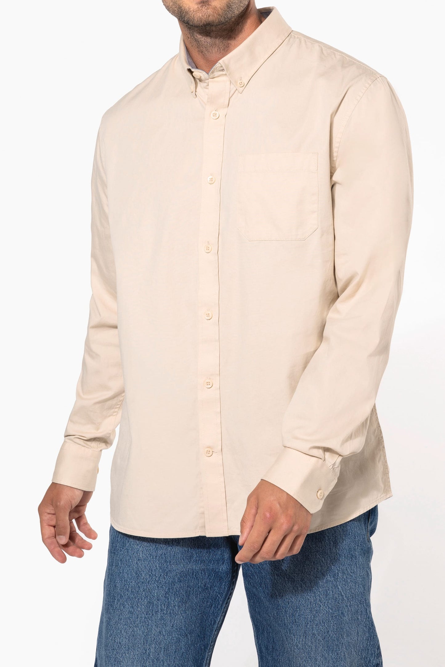 K586 - Camicia uomo Nevada in cotone manica lunga