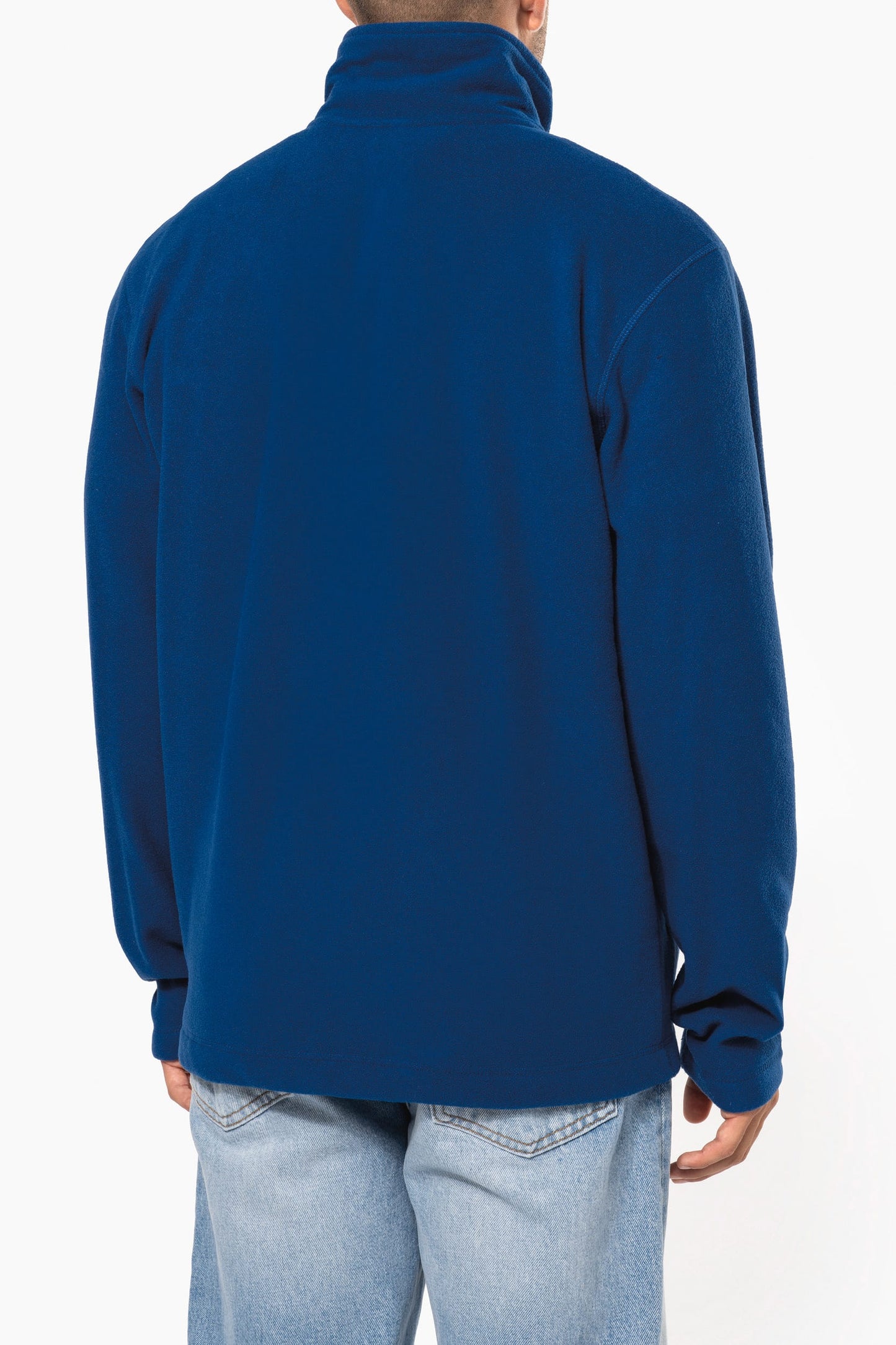 K911A - Giacca micropile con zip uomo