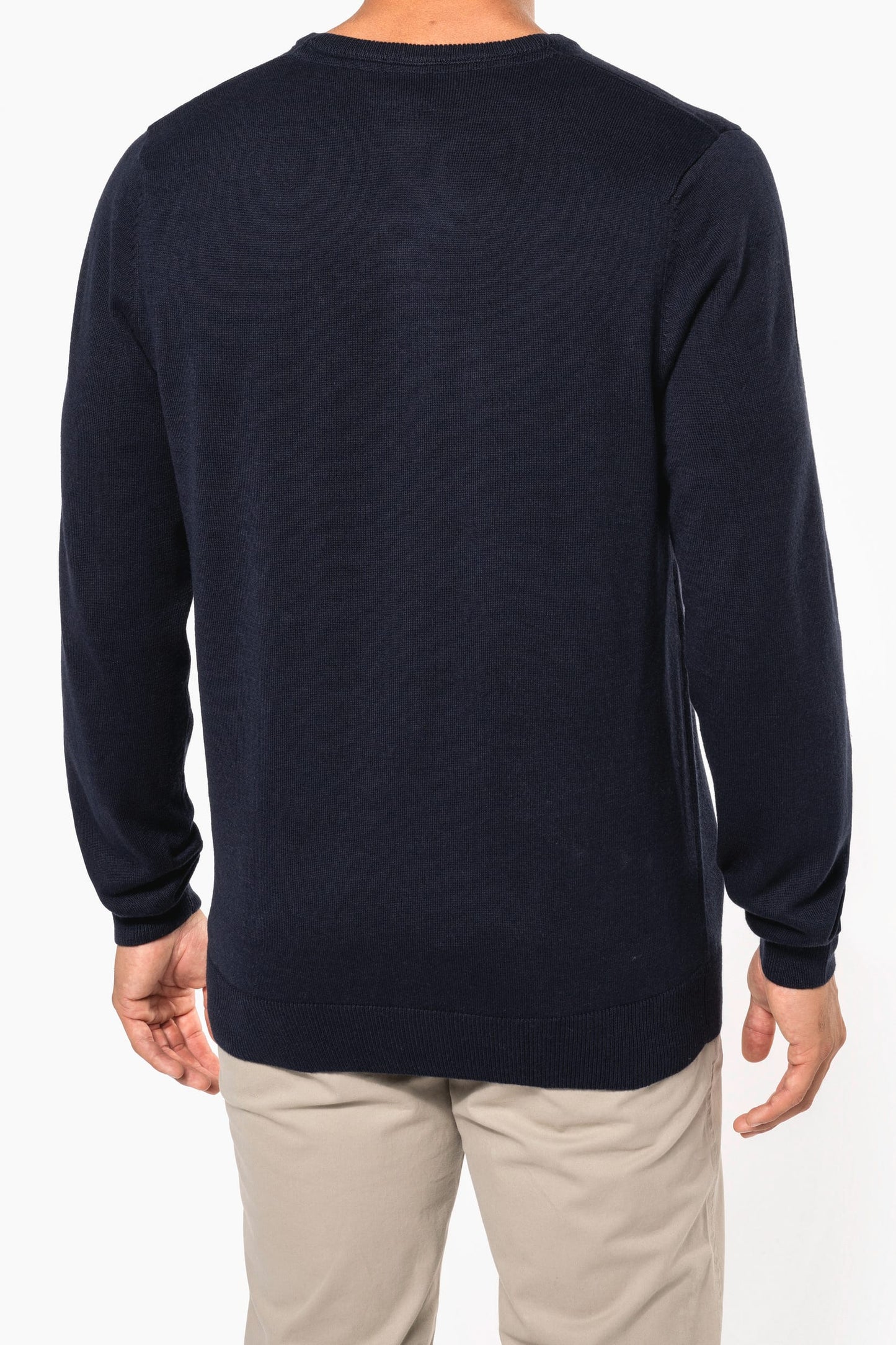 K965 - Maglione uomo scollo a V