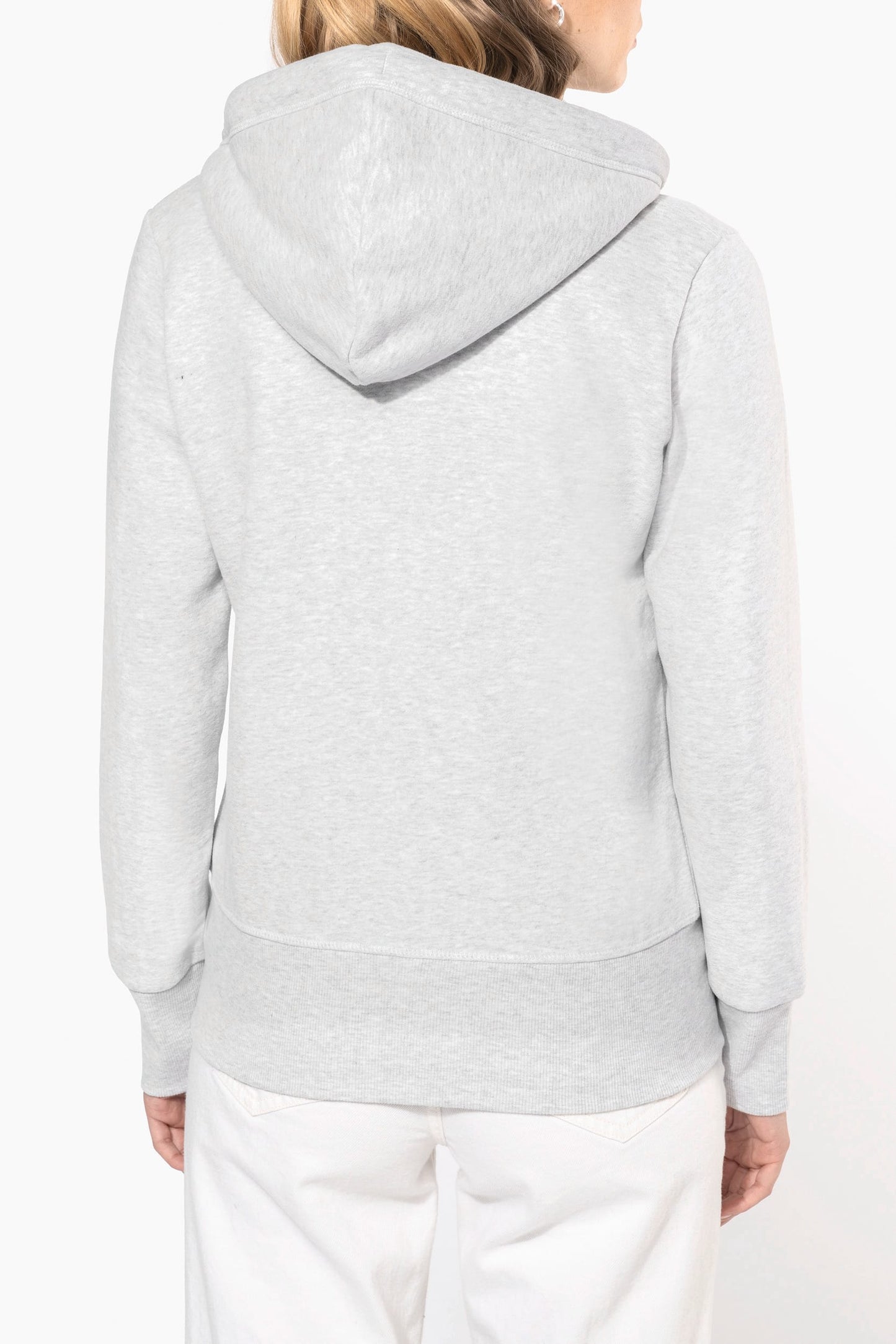 KV2307 - Felpa donna vintage full zip con cappuccio