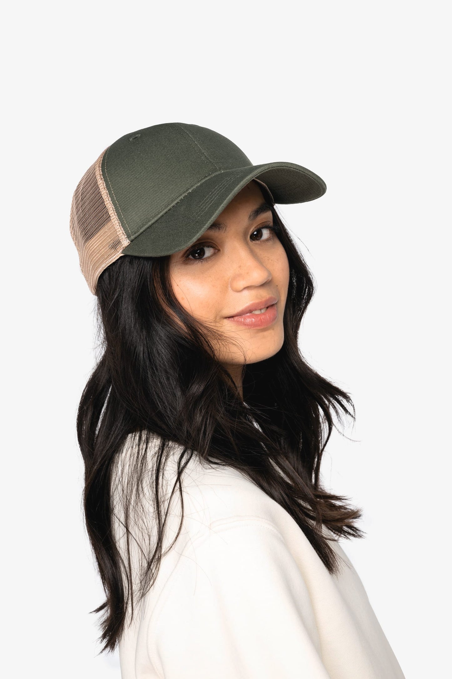 Cappellino Trucker unisex ecosostenibile a 6 pannelli (NS036)