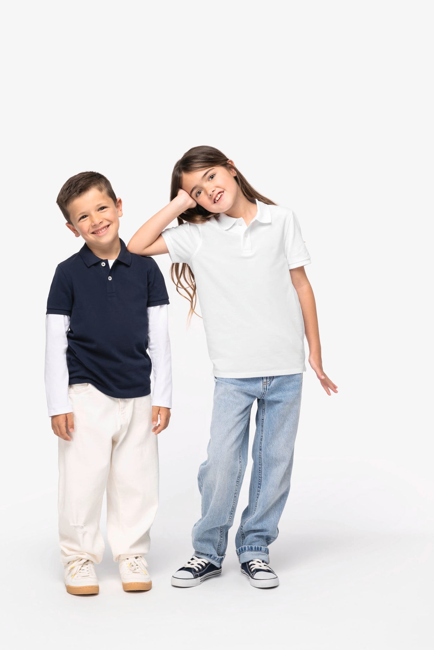 Polo bambino ecosostenibile maglia piqué (NS209A)