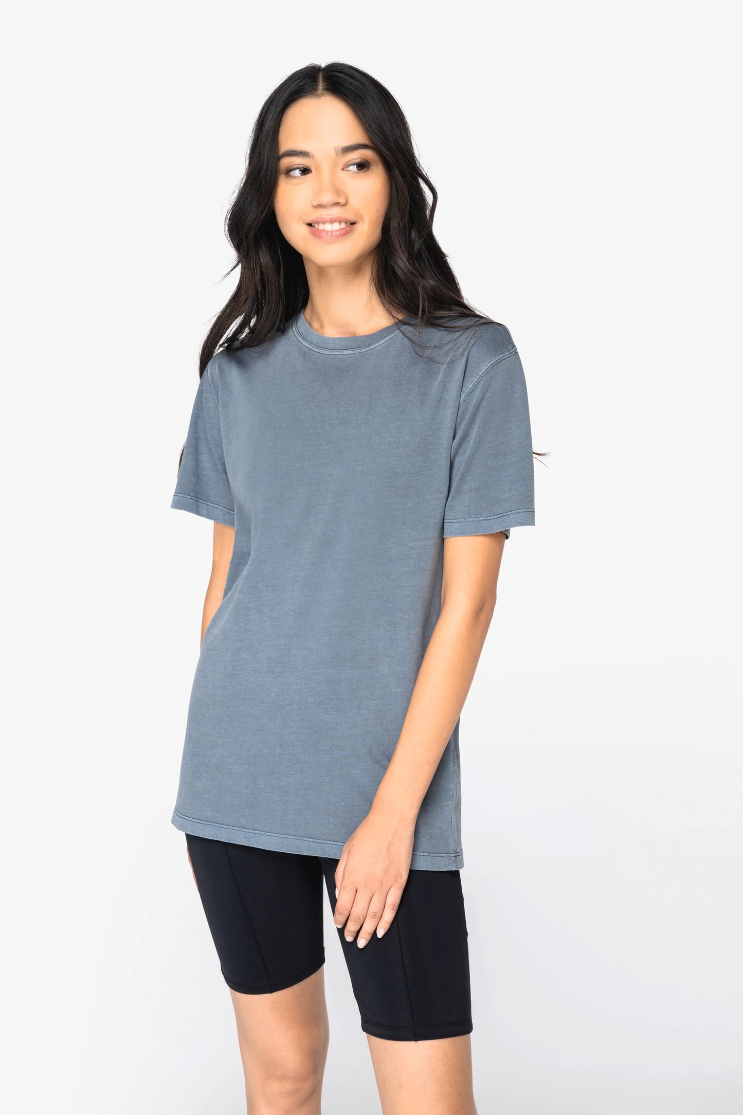 T-shirt donna slavata vintage look (NS317)