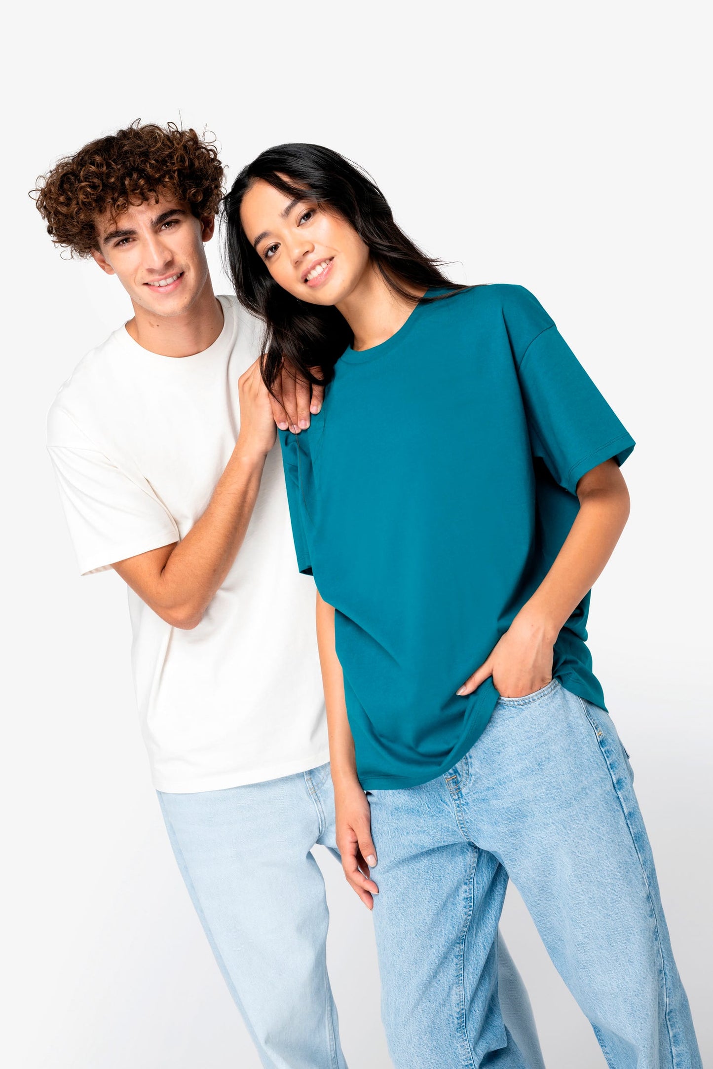T-shirt unisex ecosostenibile con spalle cadenti (NS330)