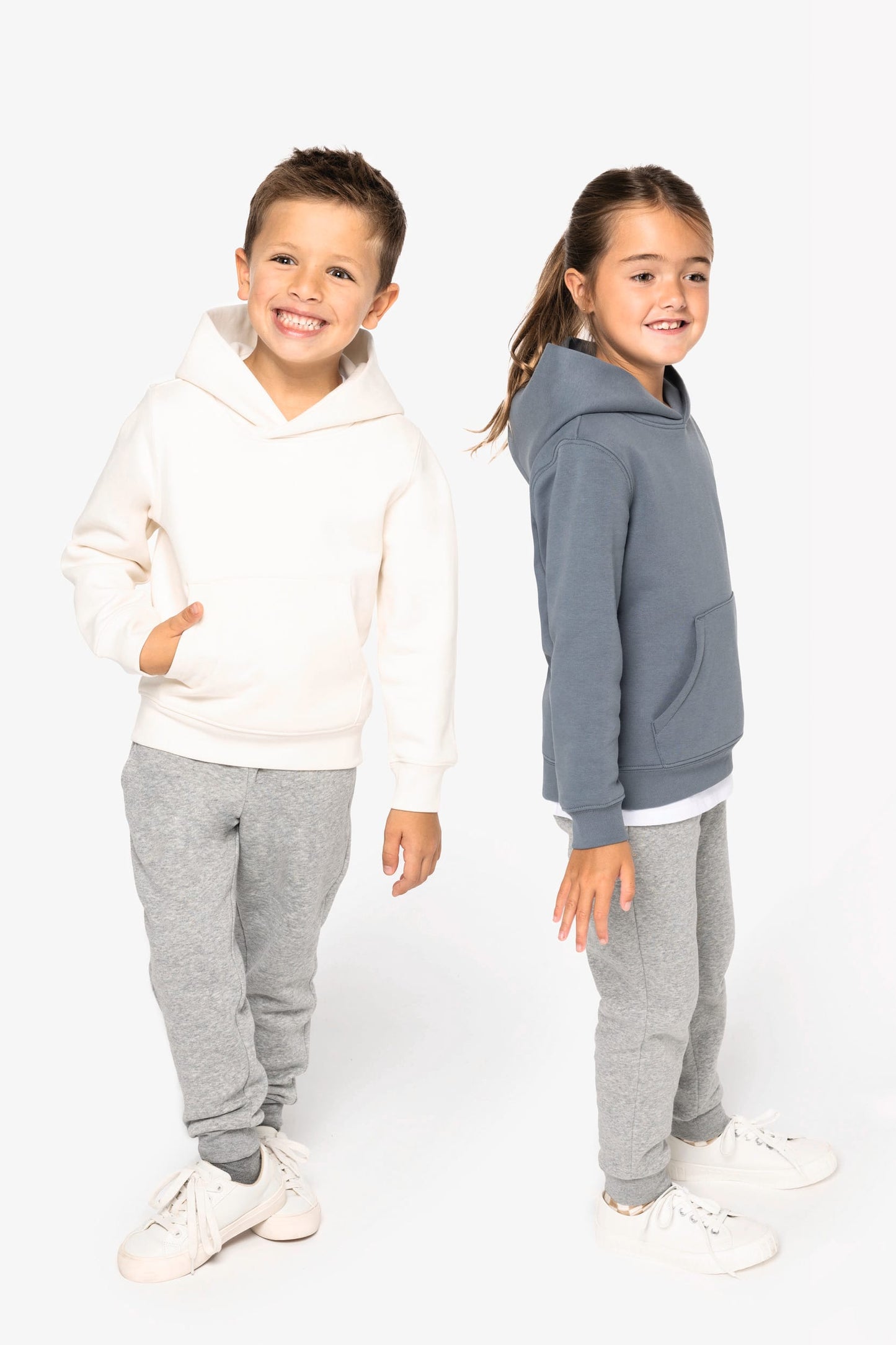 Felpa con cappuccio bambino ecosostenibile (NS404)