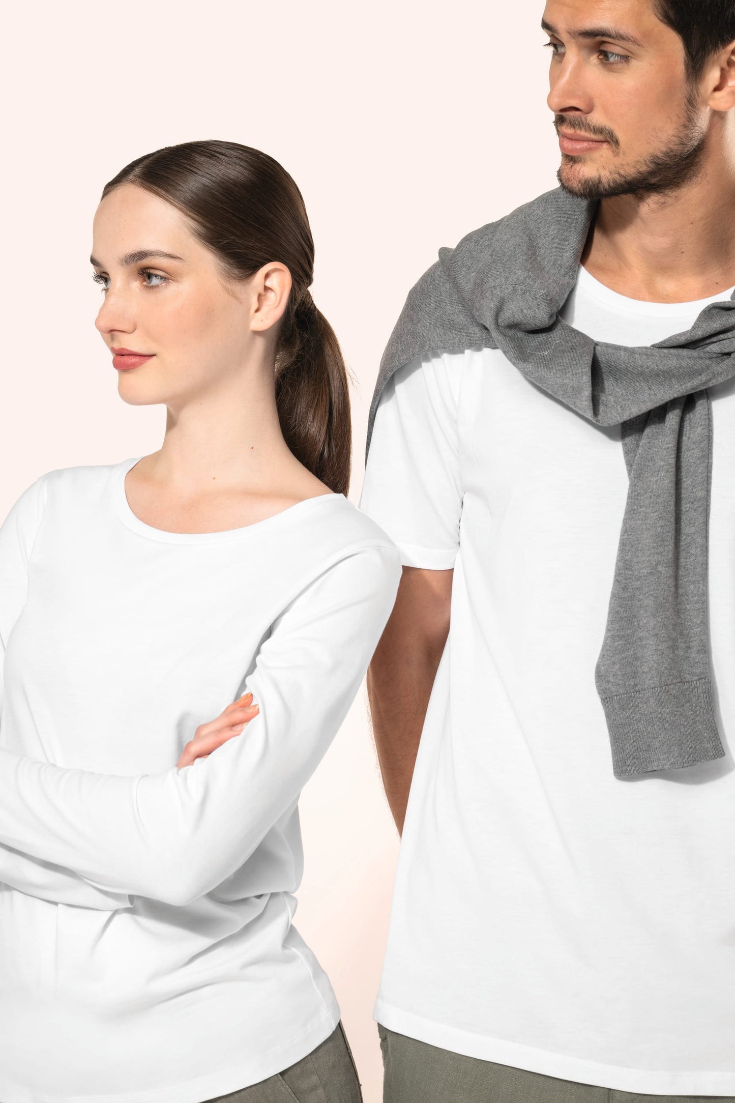 PK301 - T-shirt donna Supima® maniche corte e girocollo