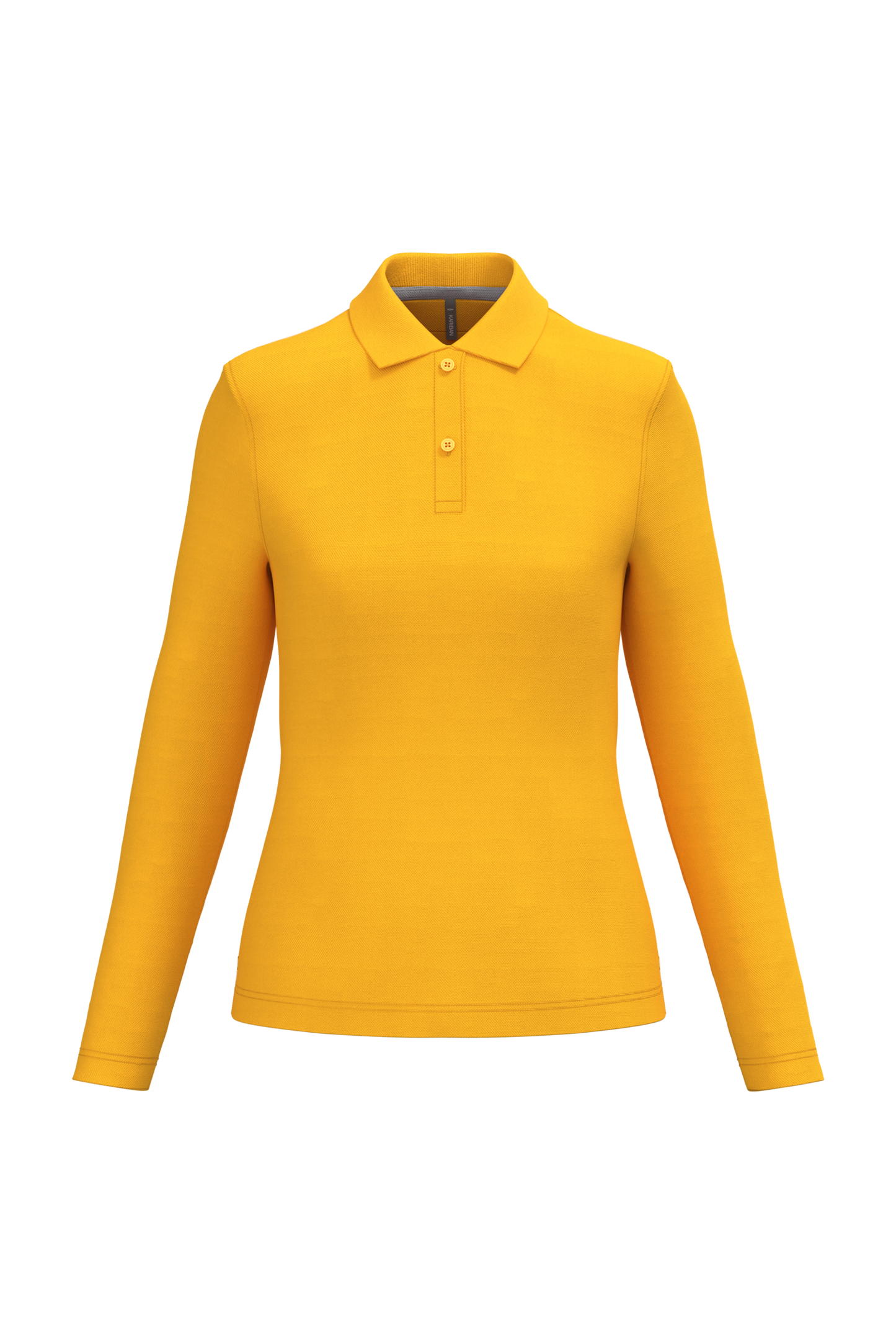Polo piqué donna manica lunga (K244C-taglie-standard)