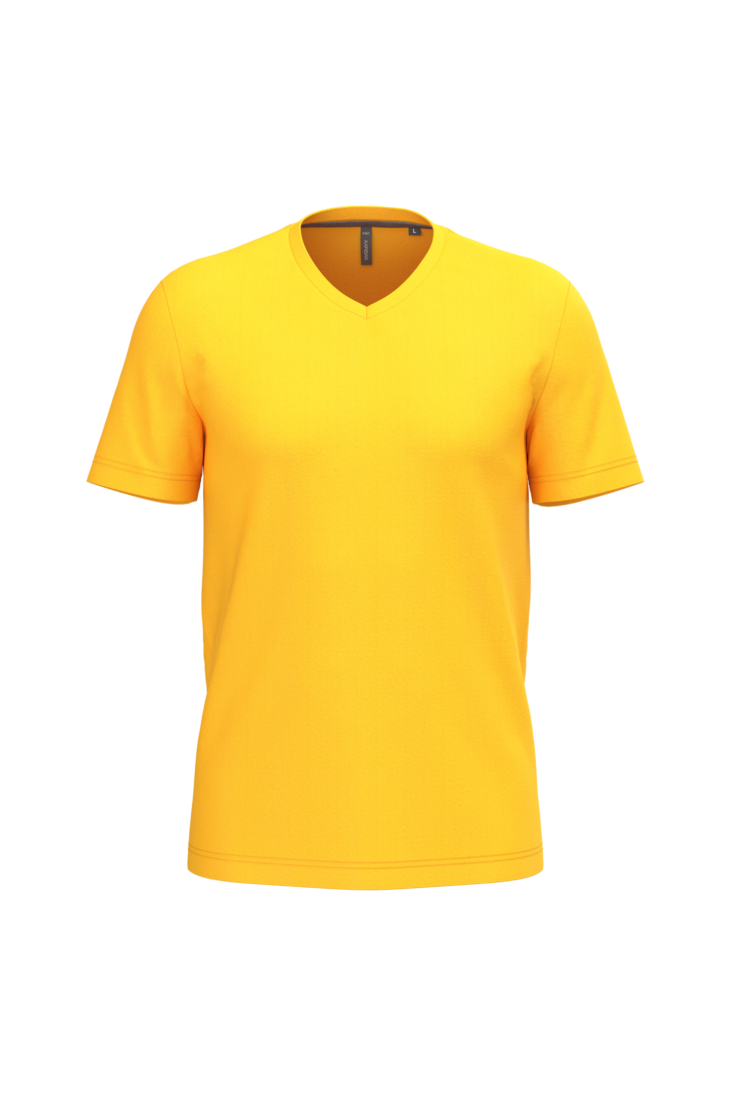 K357 T-shirt uomo manica corta scollo a V