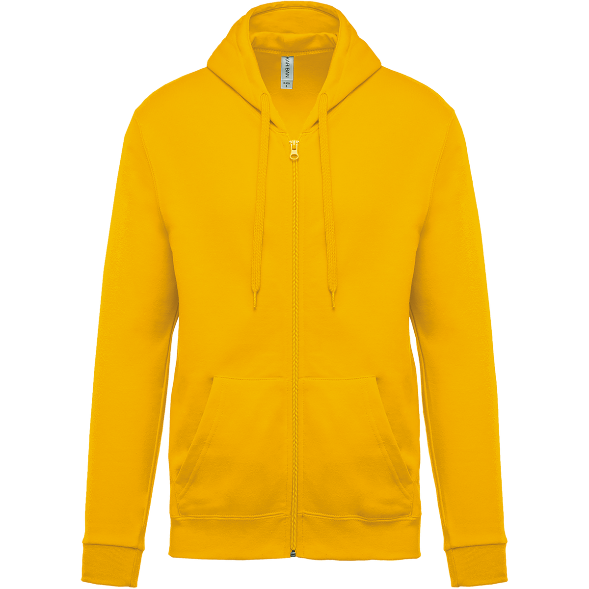 Felpa con cappuccio full zip (K479-taglie-grandi)