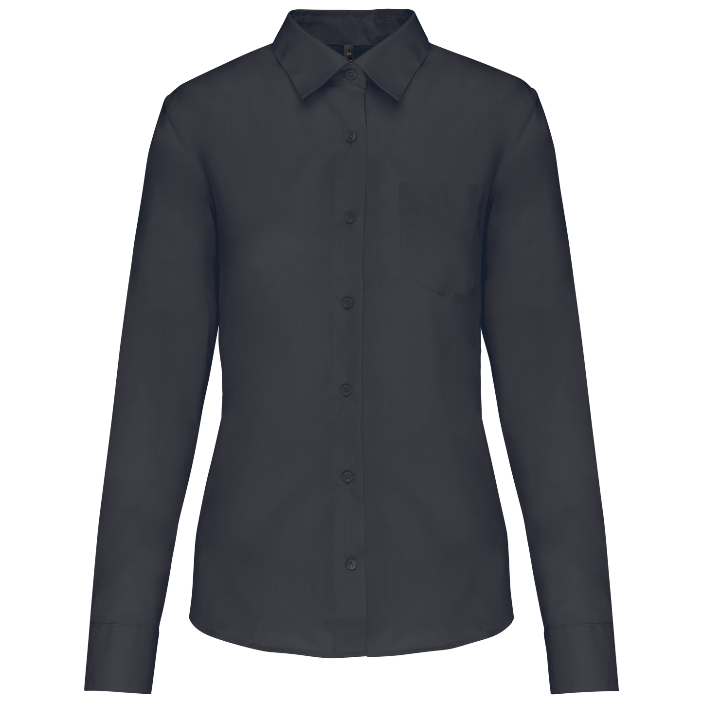 Camicia popeline policotone donna facile da lavare (K549C-taglie-standard)