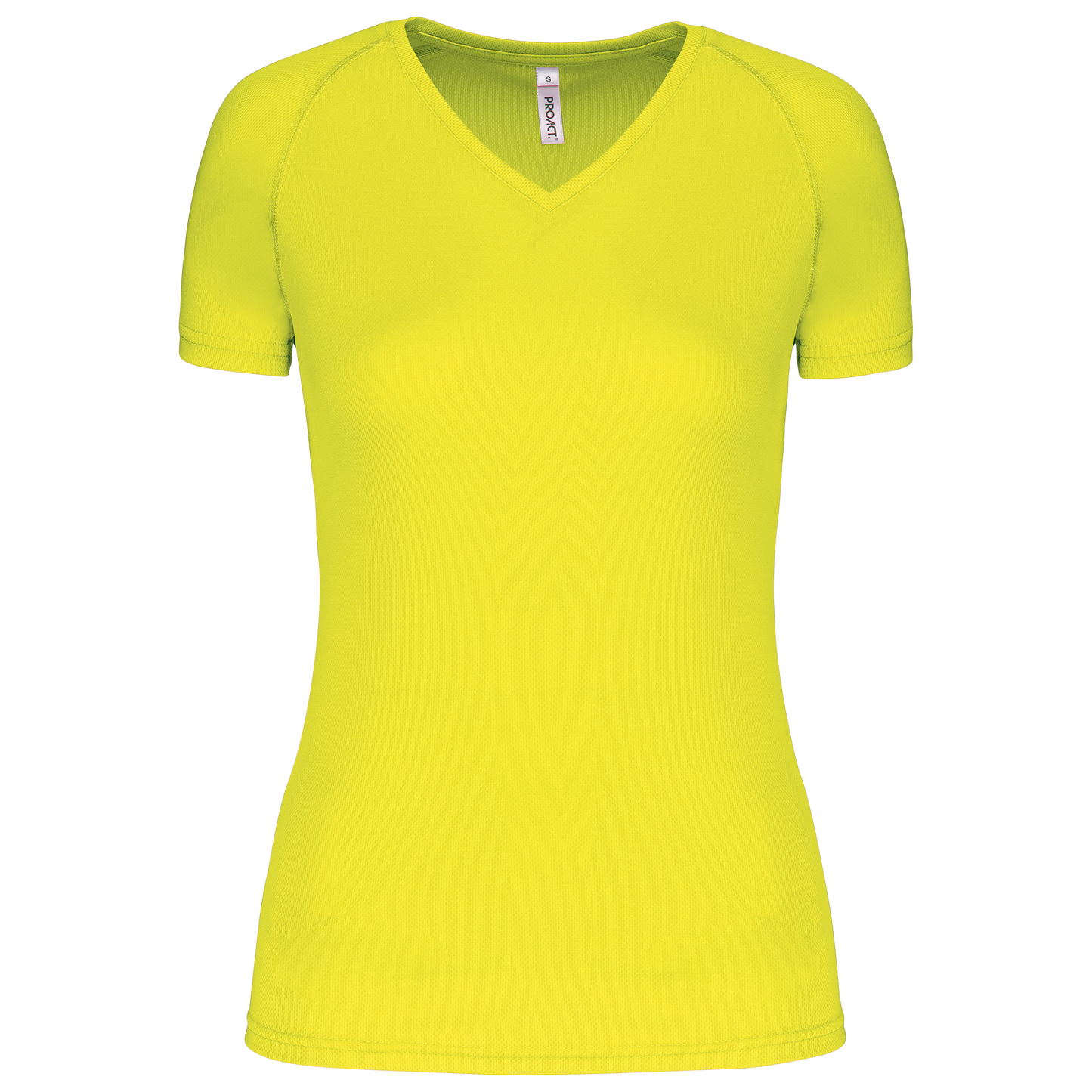 T-shirt donna sportiva a manica corta scollo a V (PA477CC)