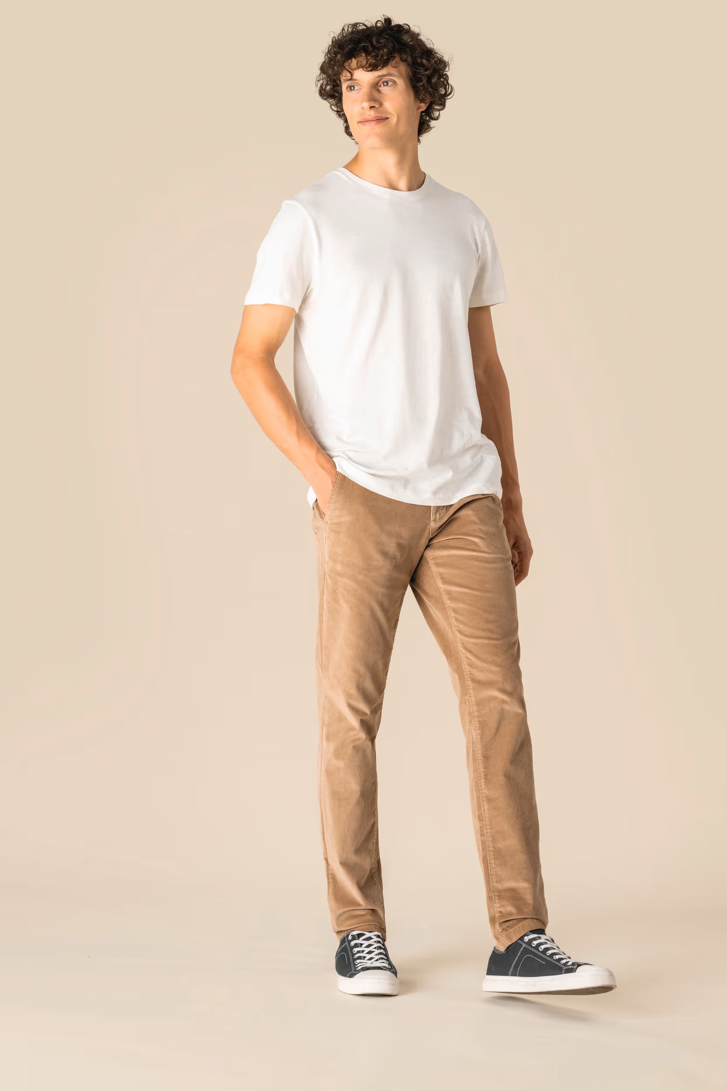 SP743 - Pantalone uomo ecosostenibile in velluto a costine