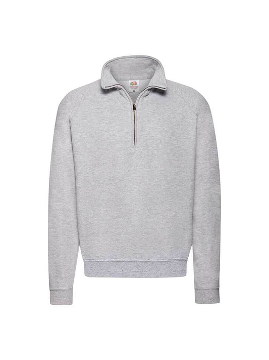 621140 - FELPA UNISEX MEZZA ZIP CLASSIC