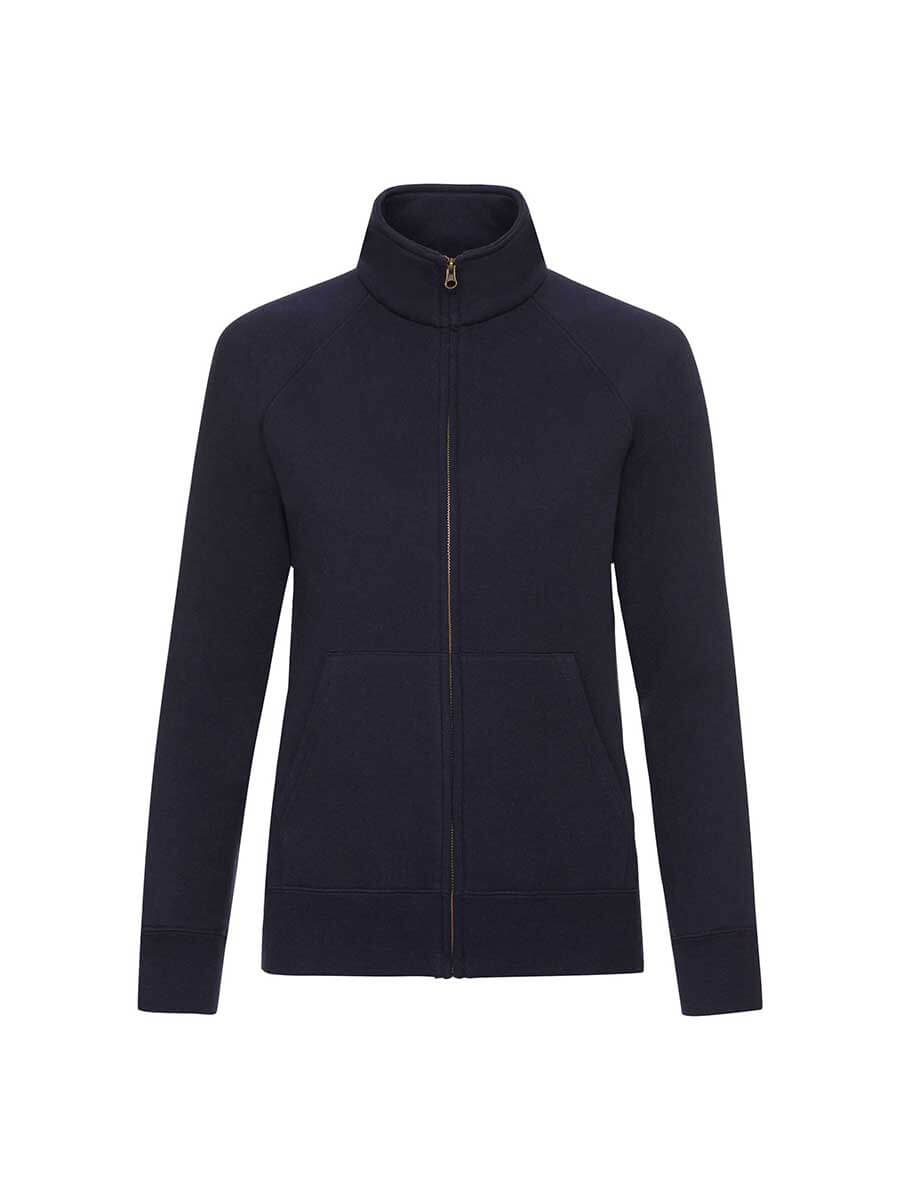 621160 - FELPA DONNA ZIP INTERA PREMIUM