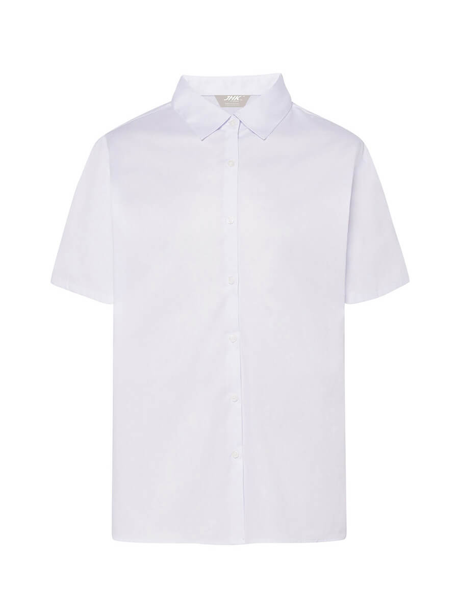 SHLOXFSS - CAMICIA DONNA MANICA CORTA OXFORD