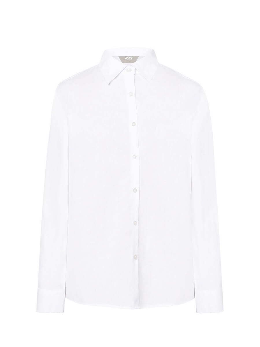 SHLOXF - CAMICIA DONNA MANICA LUNGA OXFORD