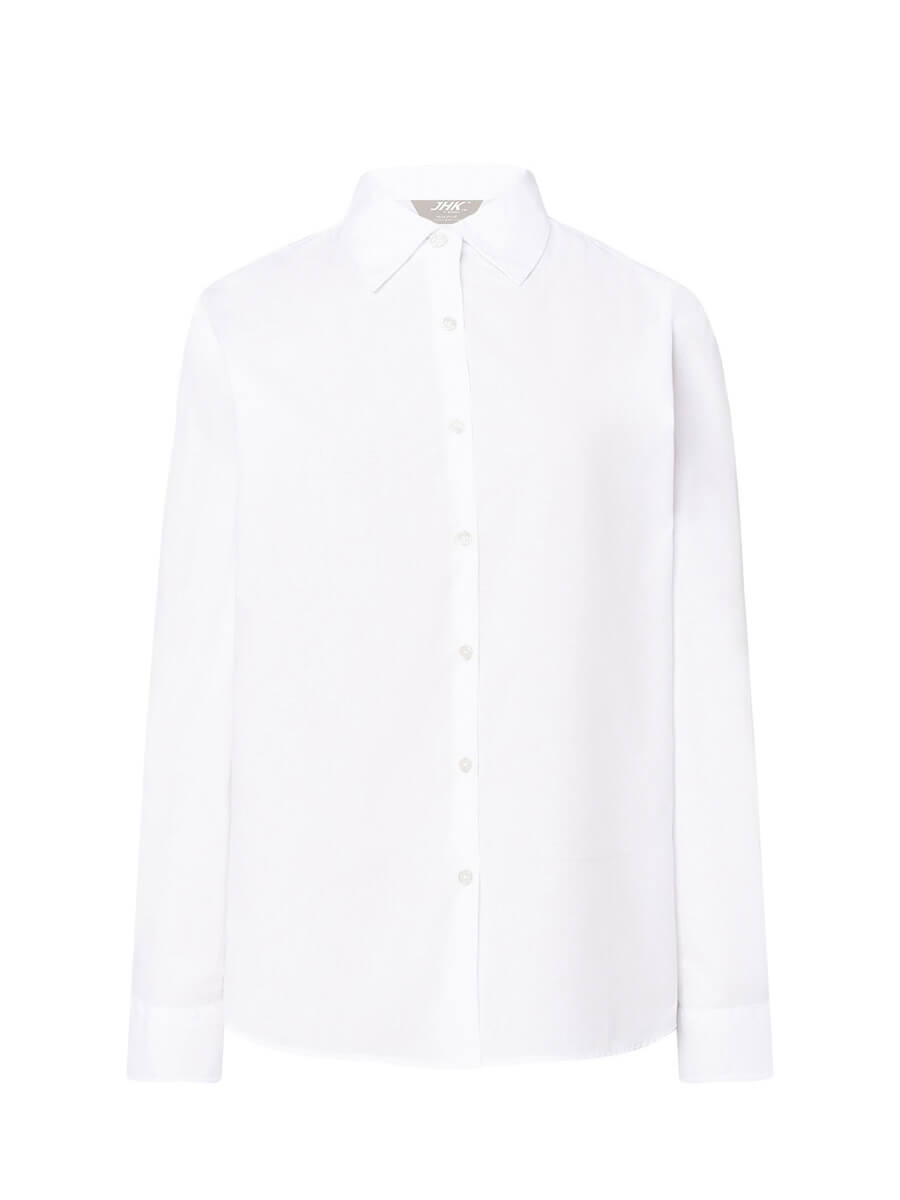 SHLPOP - CAMICIA DONNA MANICA LUNGA POPELINE