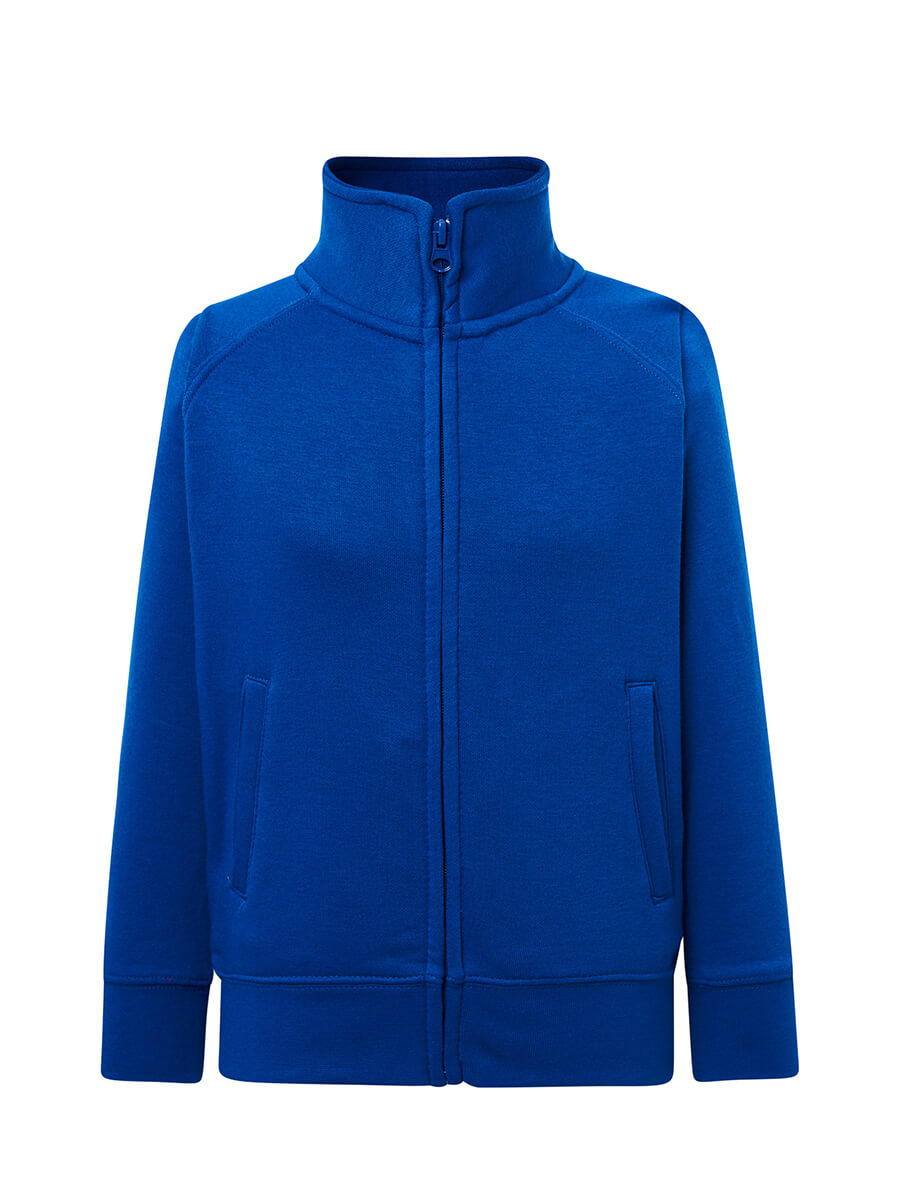 SWRKFUZIP240 - FELPA BAMBINO ZIP INTERA LEGGERA FRENCH TERRY