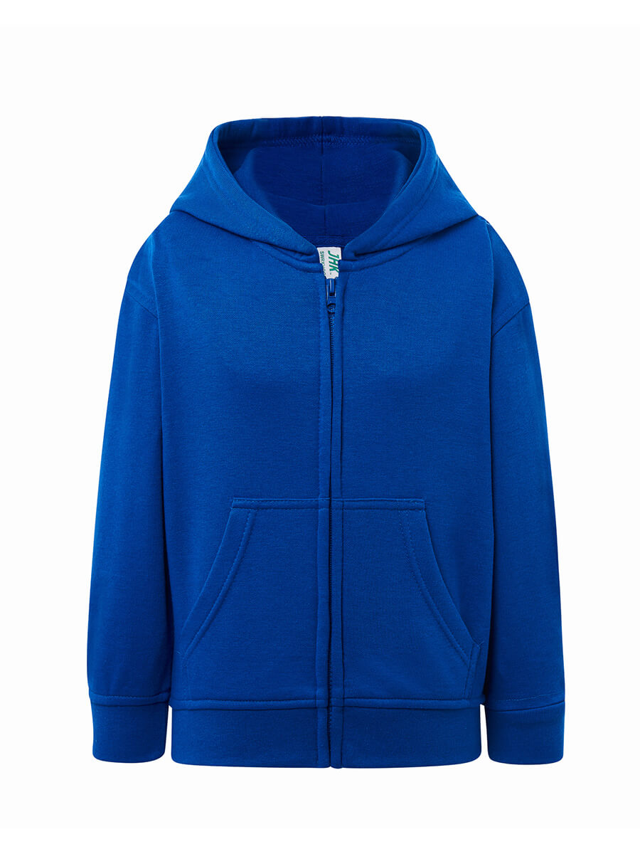 SWRKHOOD240 - FELPA BAMBINO CAPPUCCIO E ZIP LEGGERA FRENCH TERRY