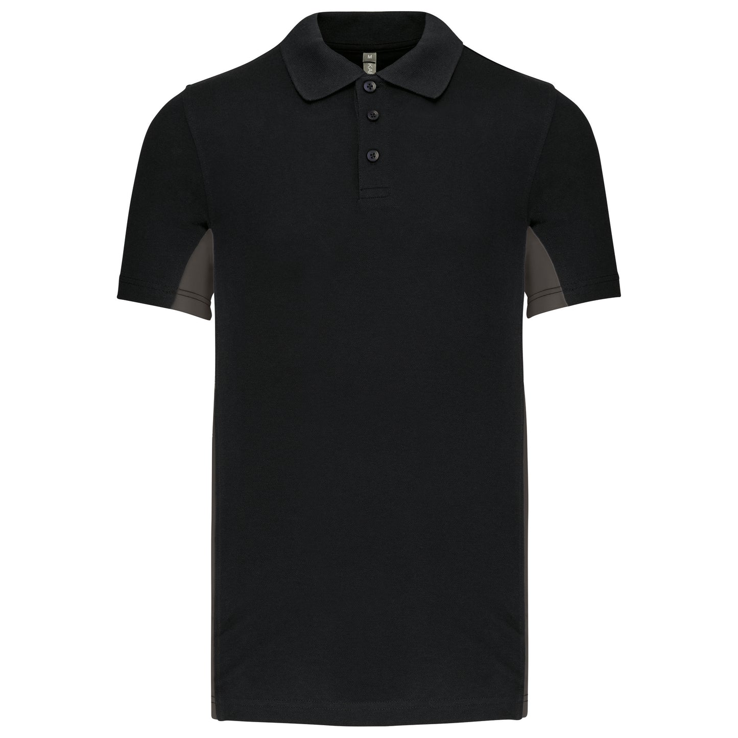 K232 - Polo piqué uomo bicolore maniche corte