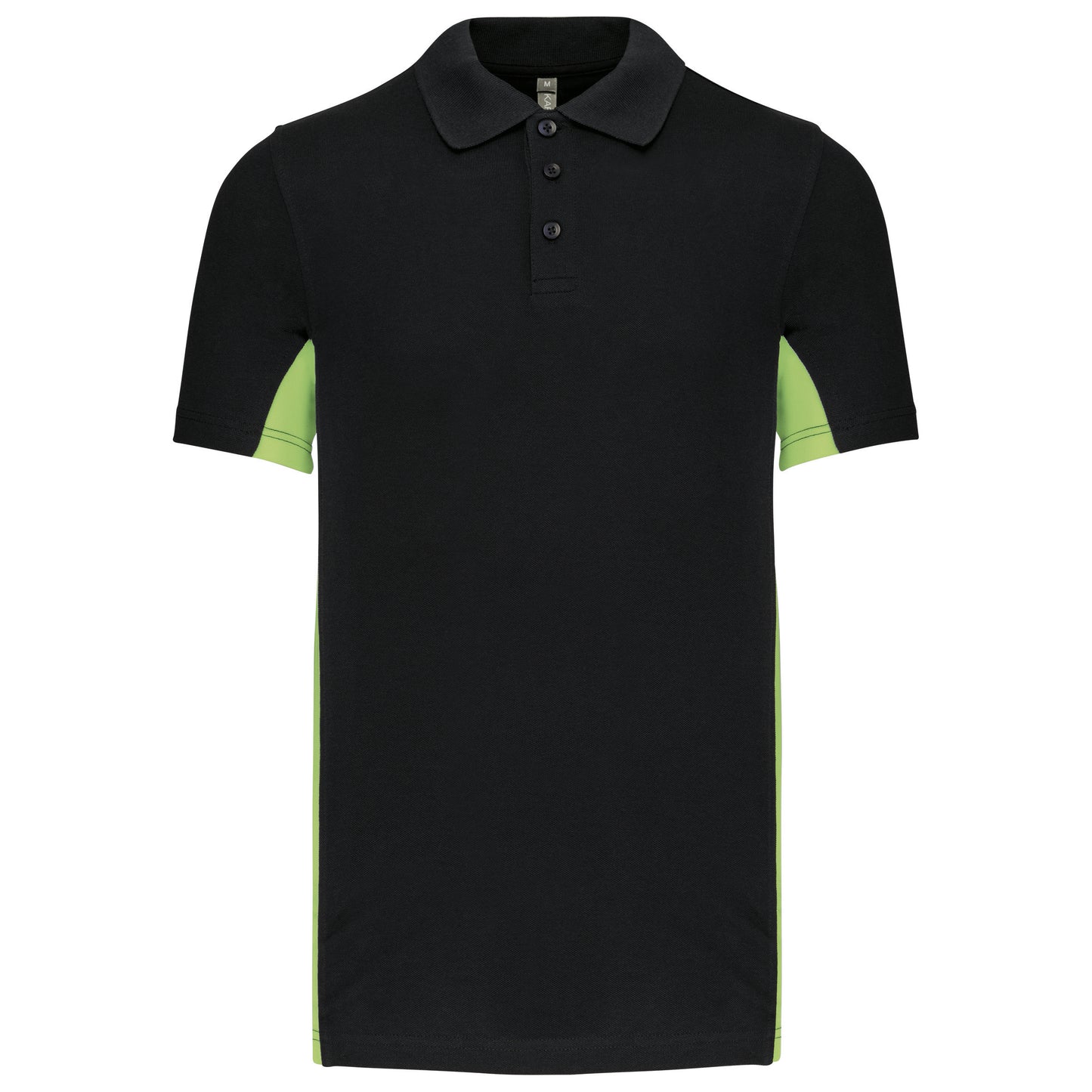 K232 - Polo piqué uomo bicolore maniche corte