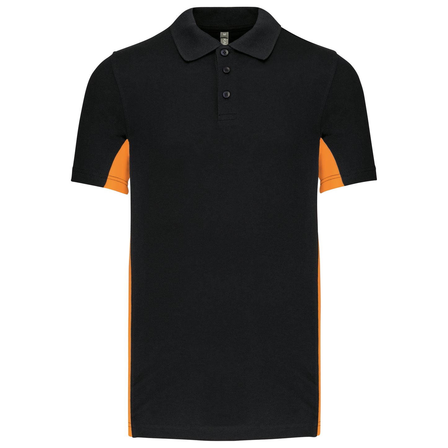 K232 - Polo piqué uomo bicolore maniche corte