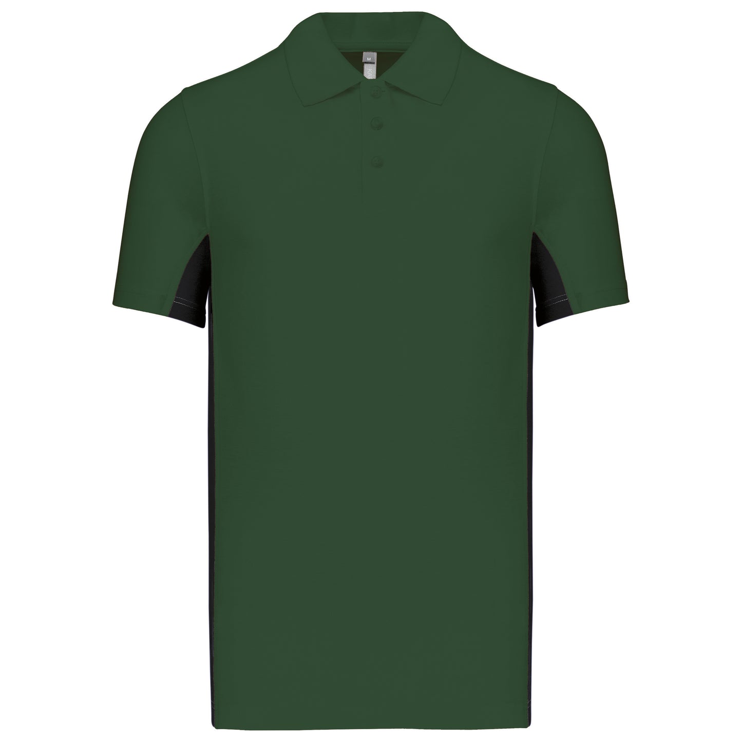 K232 - Polo piqué uomo bicolore maniche corte