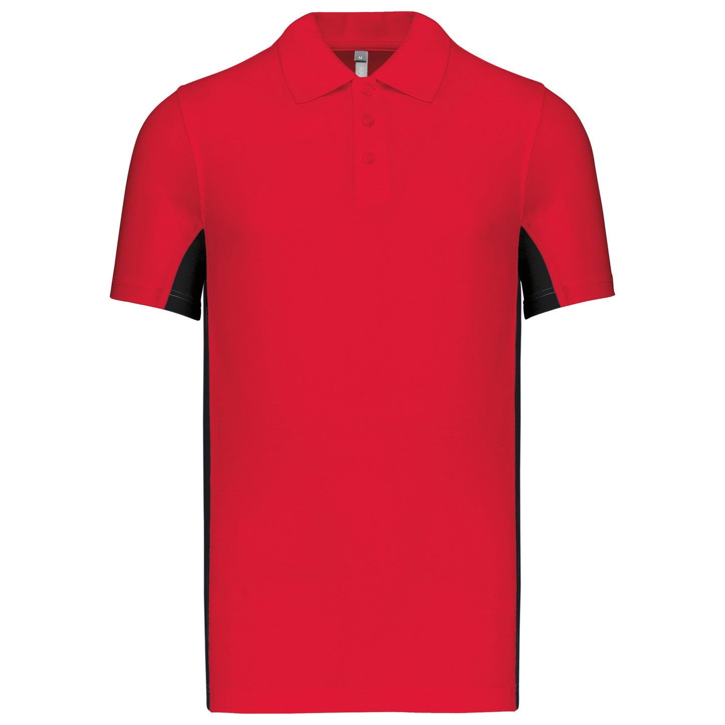 K232 - Polo piqué uomo bicolore maniche corte