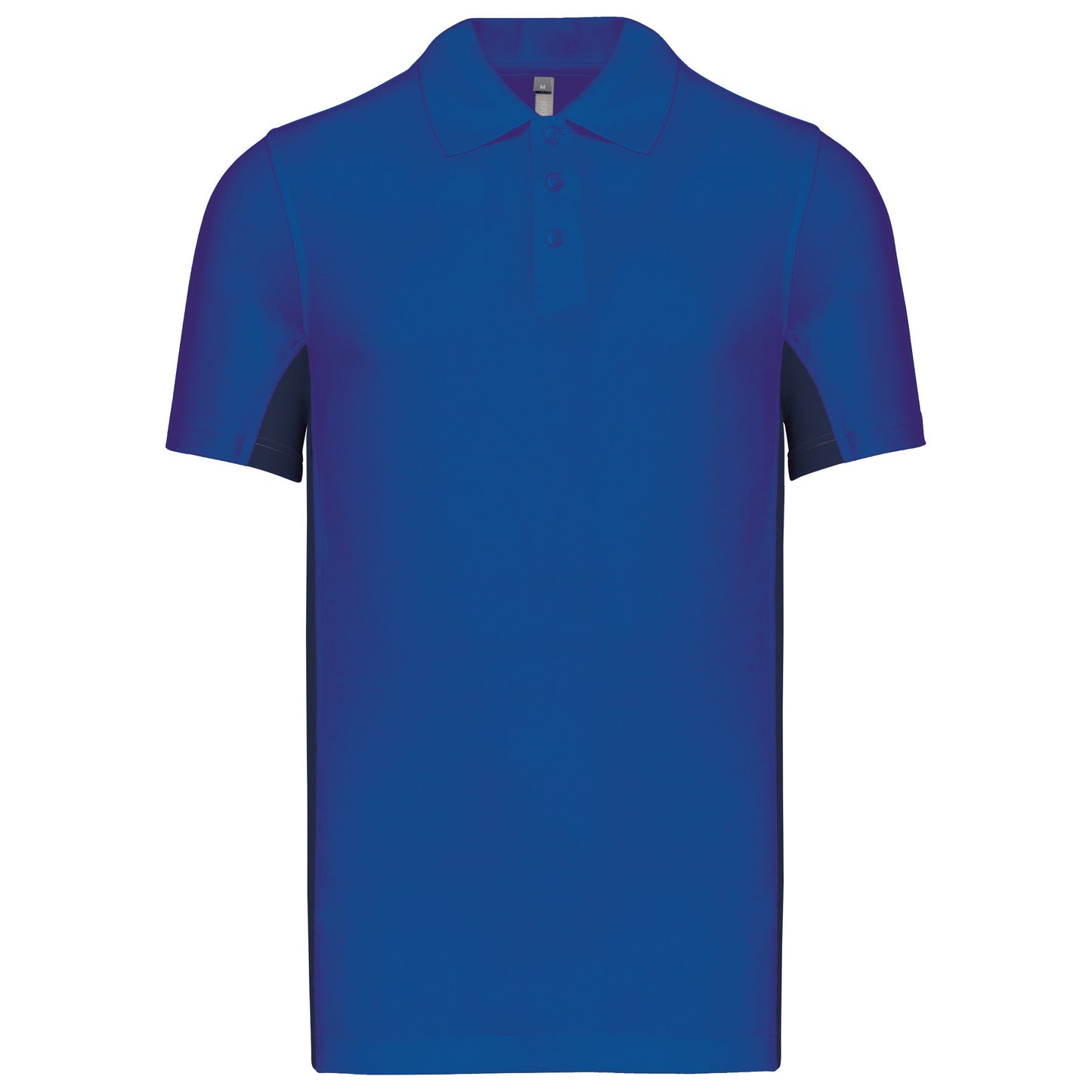K232 - Polo piqué uomo bicolore maniche corte