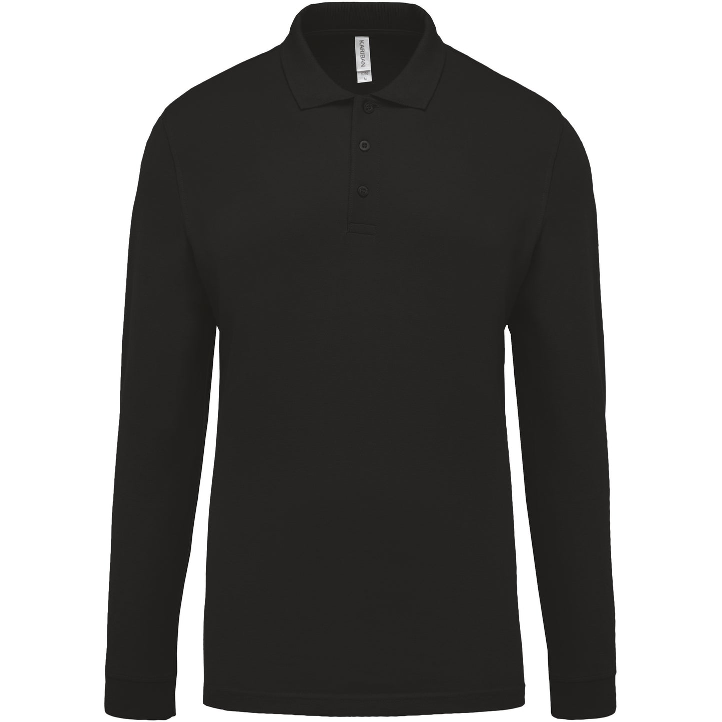 K256C - Polo piqué uomo manica lunga