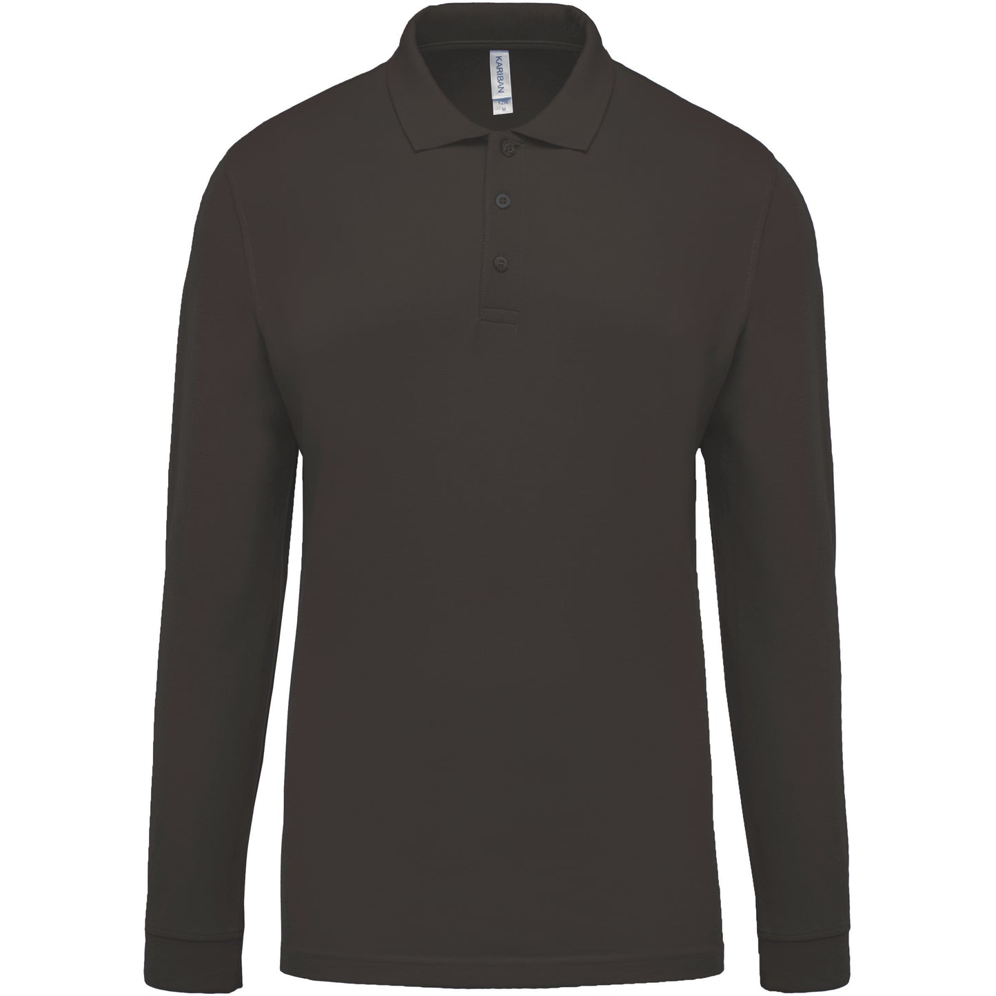 K256C - Polo piqué uomo manica lunga