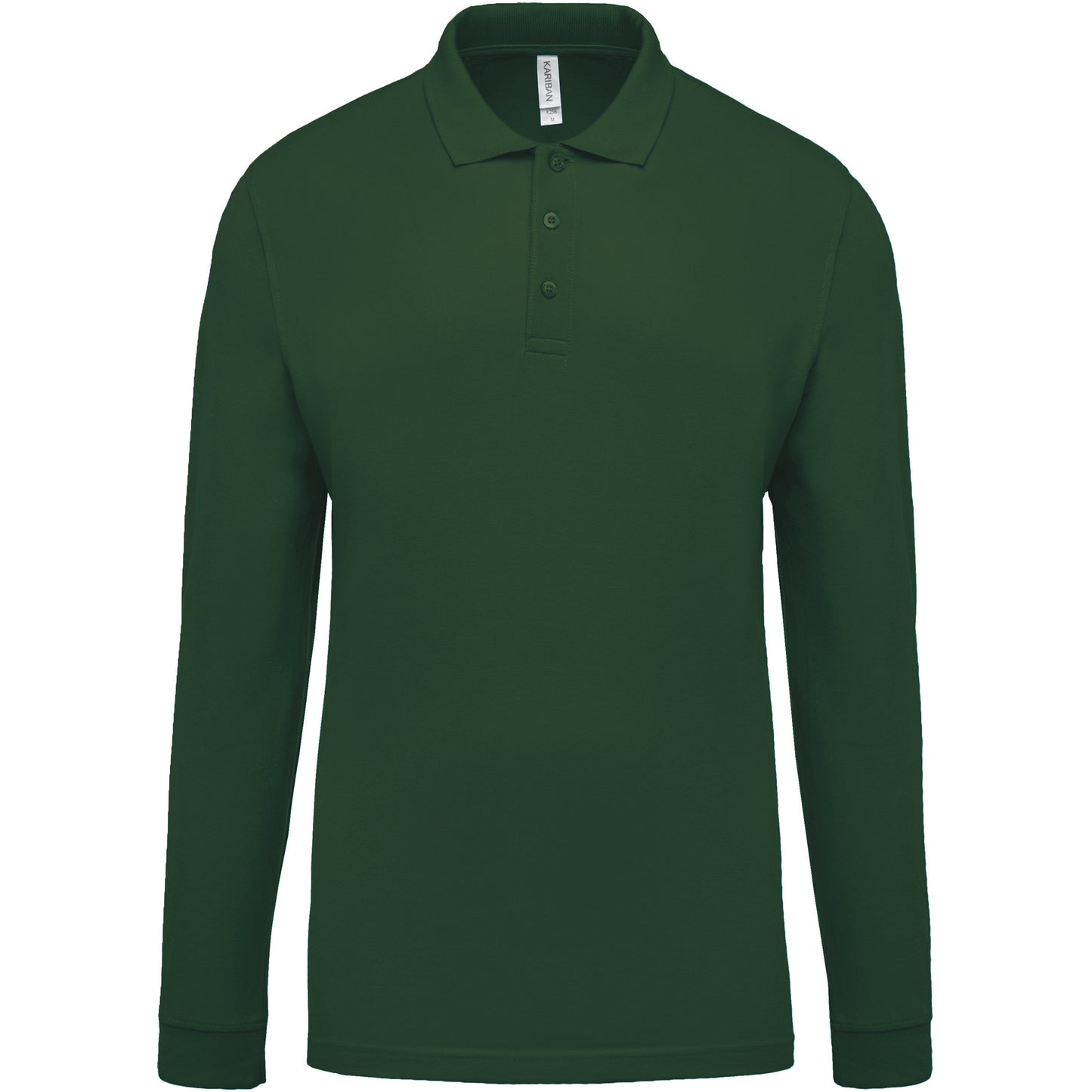 K256C - Polo piqué uomo manica lunga