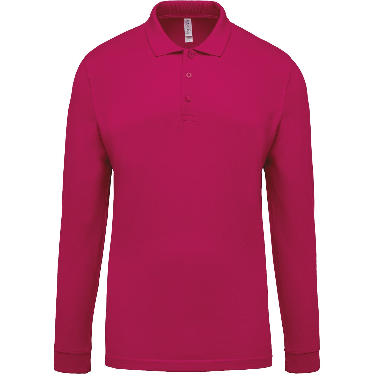K256C - Polo piqué uomo manica lunga
