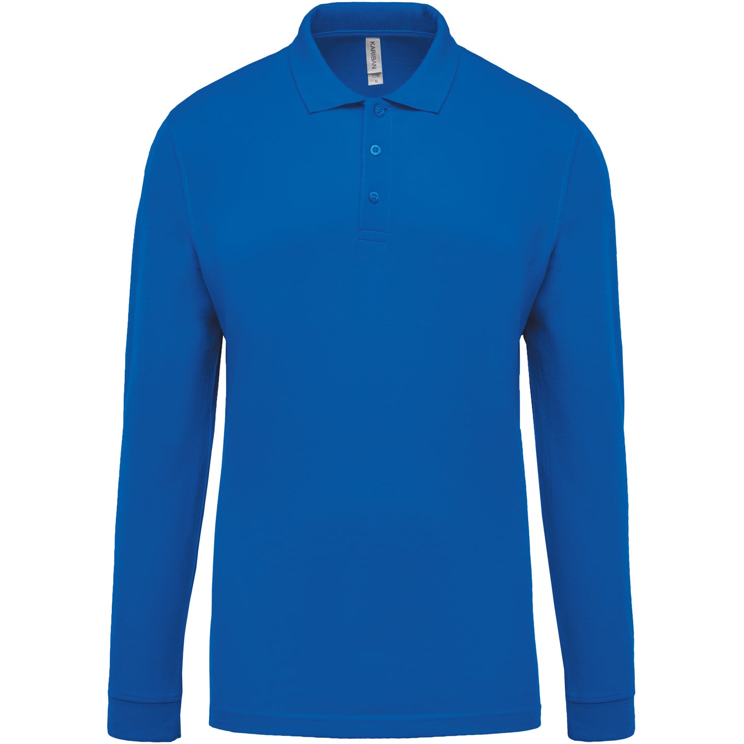 K256C - Polo piqué uomo manica lunga