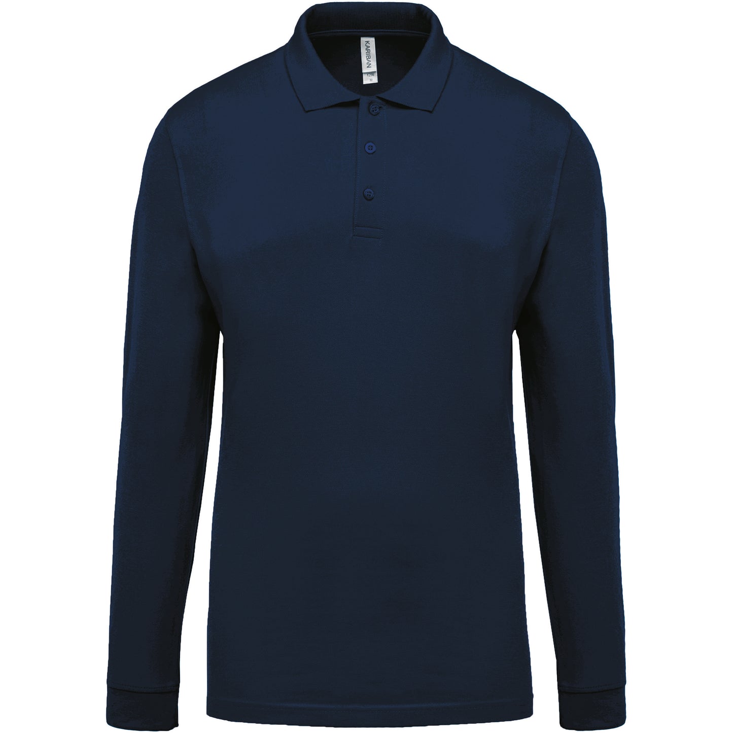 K256C - Polo piqué uomo manica lunga
