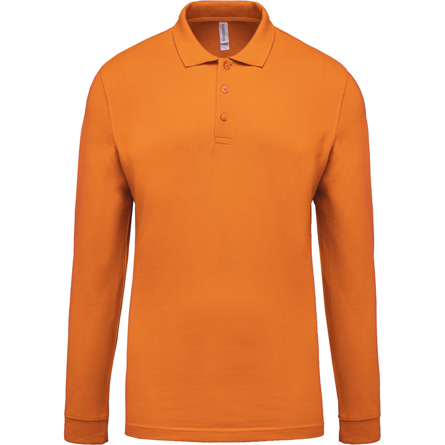 K256C - Polo piqué uomo manica lunga