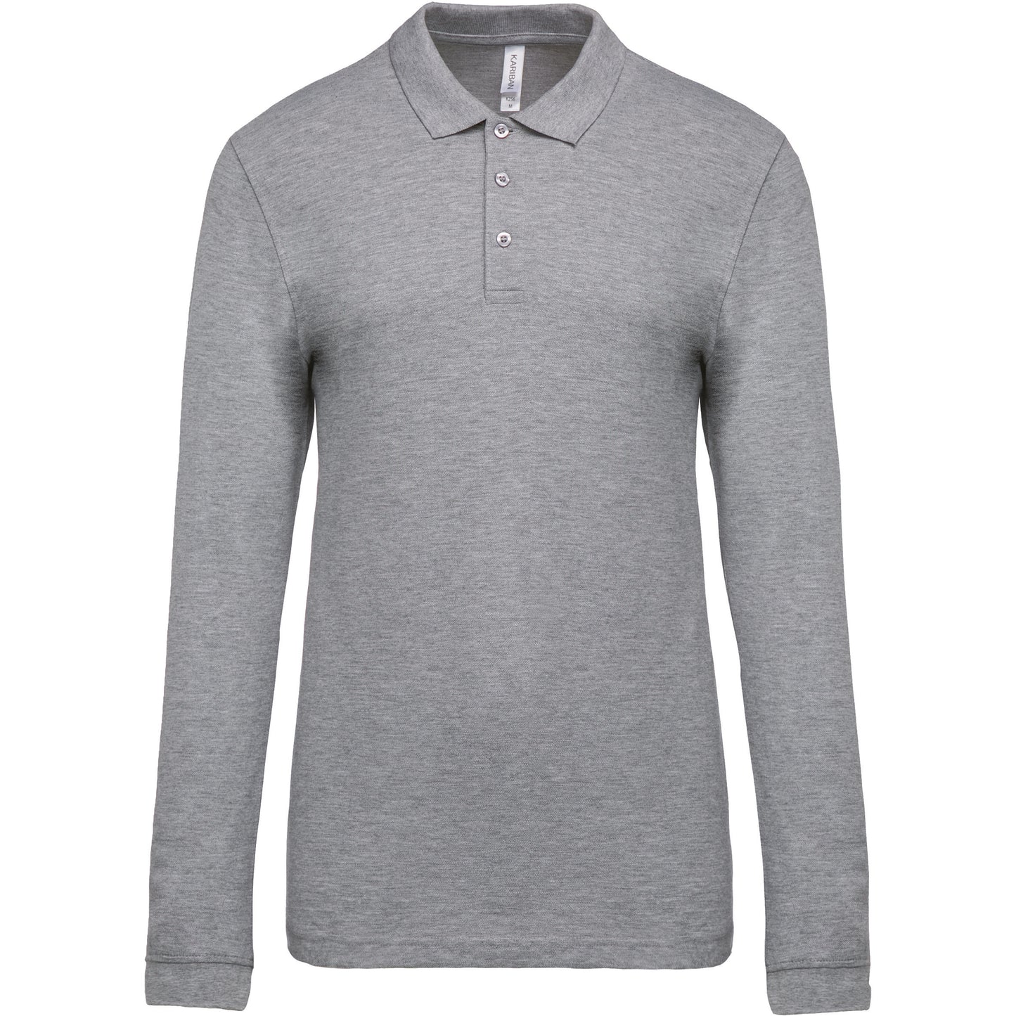 K256C - Polo piqué uomo manica lunga