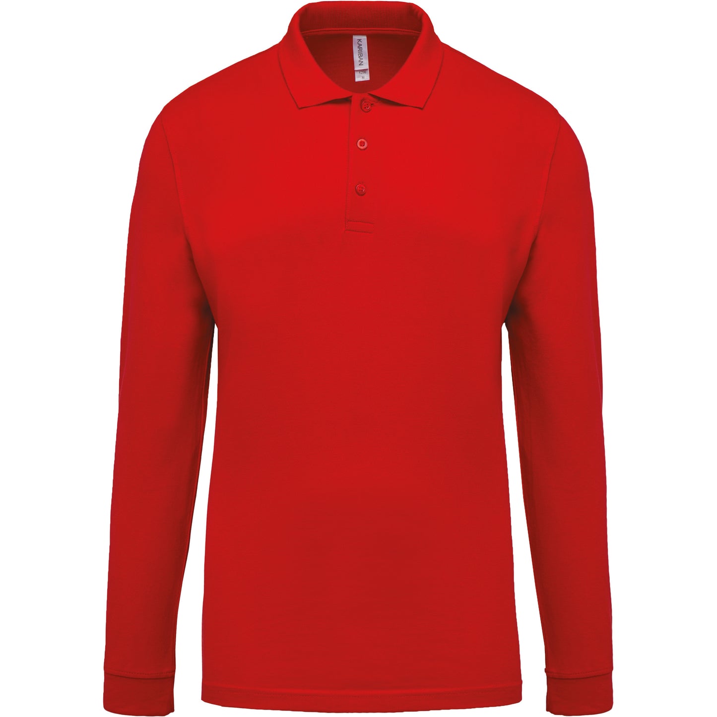 K256C - Polo piqué uomo manica lunga