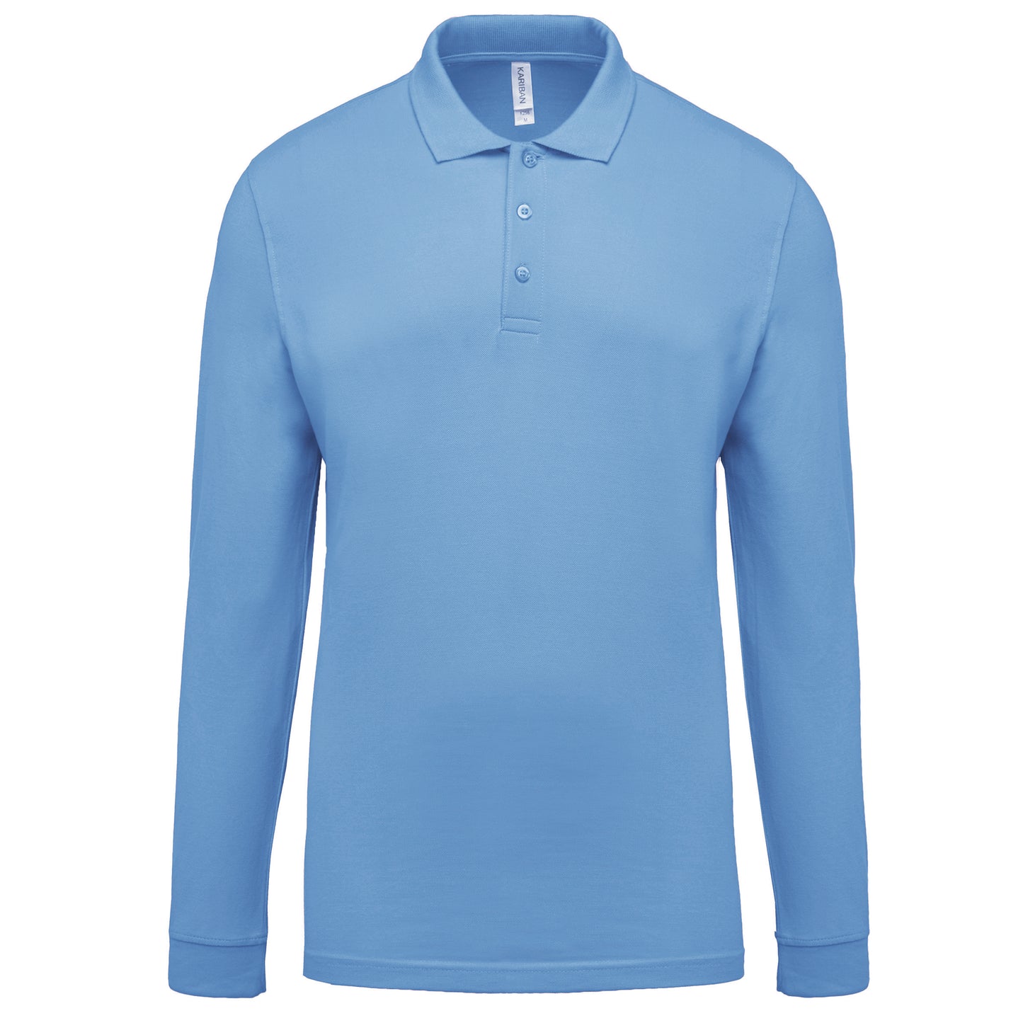 K256C - Polo piqué uomo manica lunga