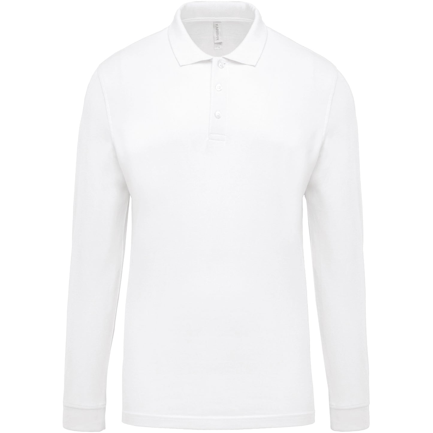K256 - Polo piqué uomo manica lunga