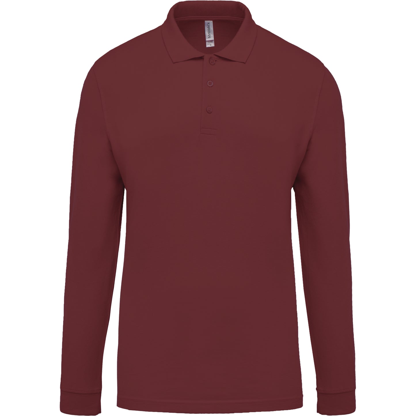 K256C - Polo piqué uomo manica lunga